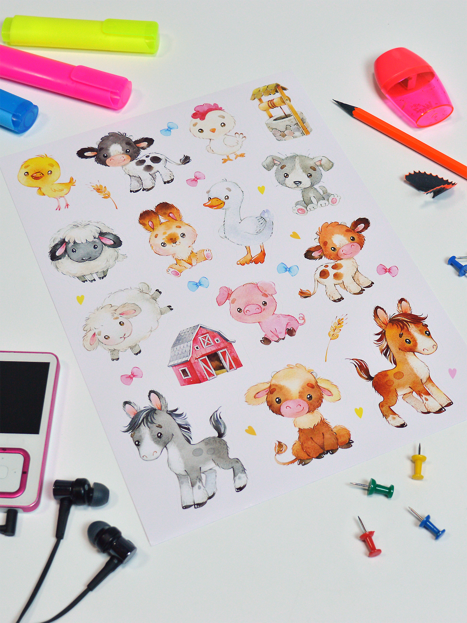 Декоративные наклейки Дрофа-Медиа На ферме 4221 - фото 10