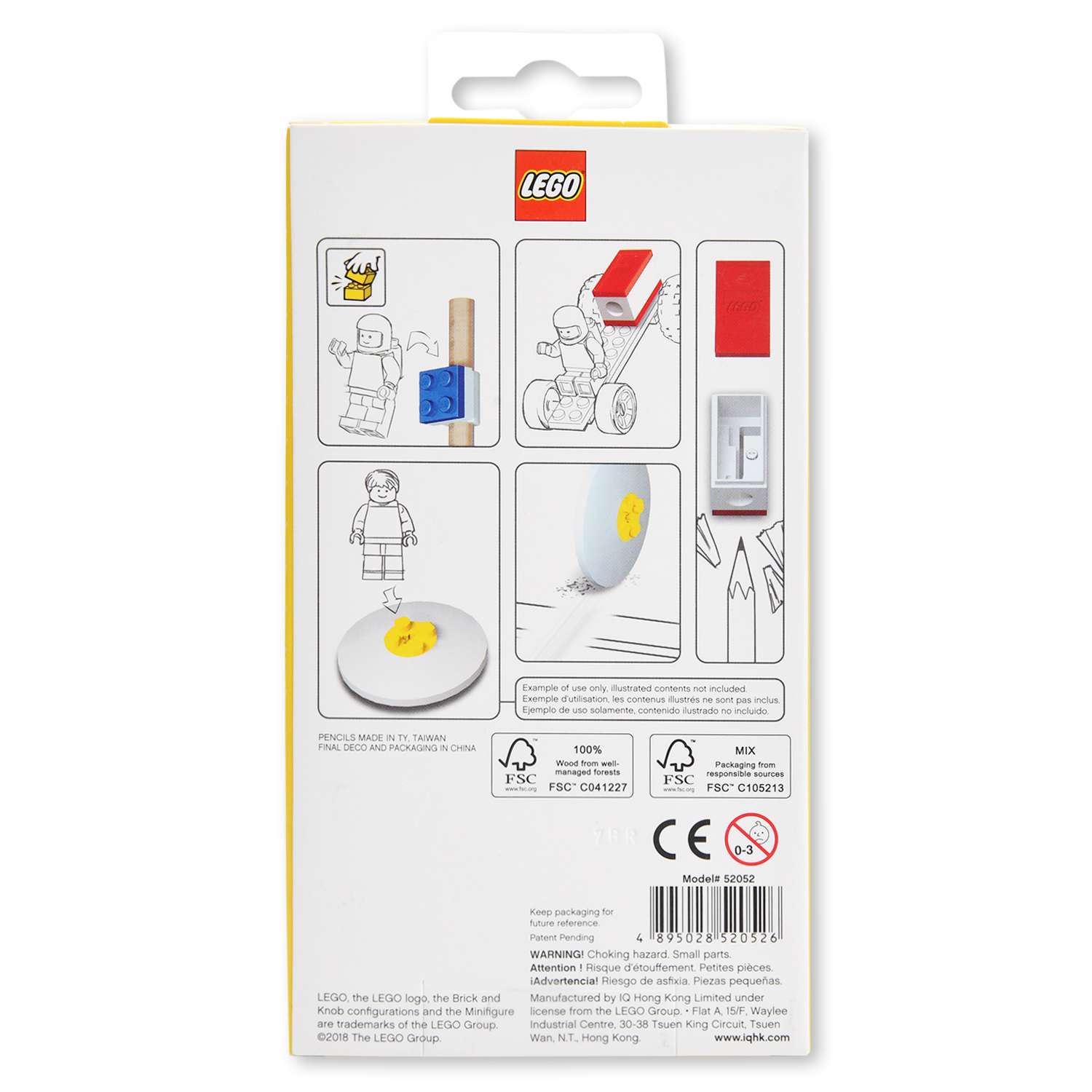 Карандаши чернографитные LEGO 4 шт. - фото 7