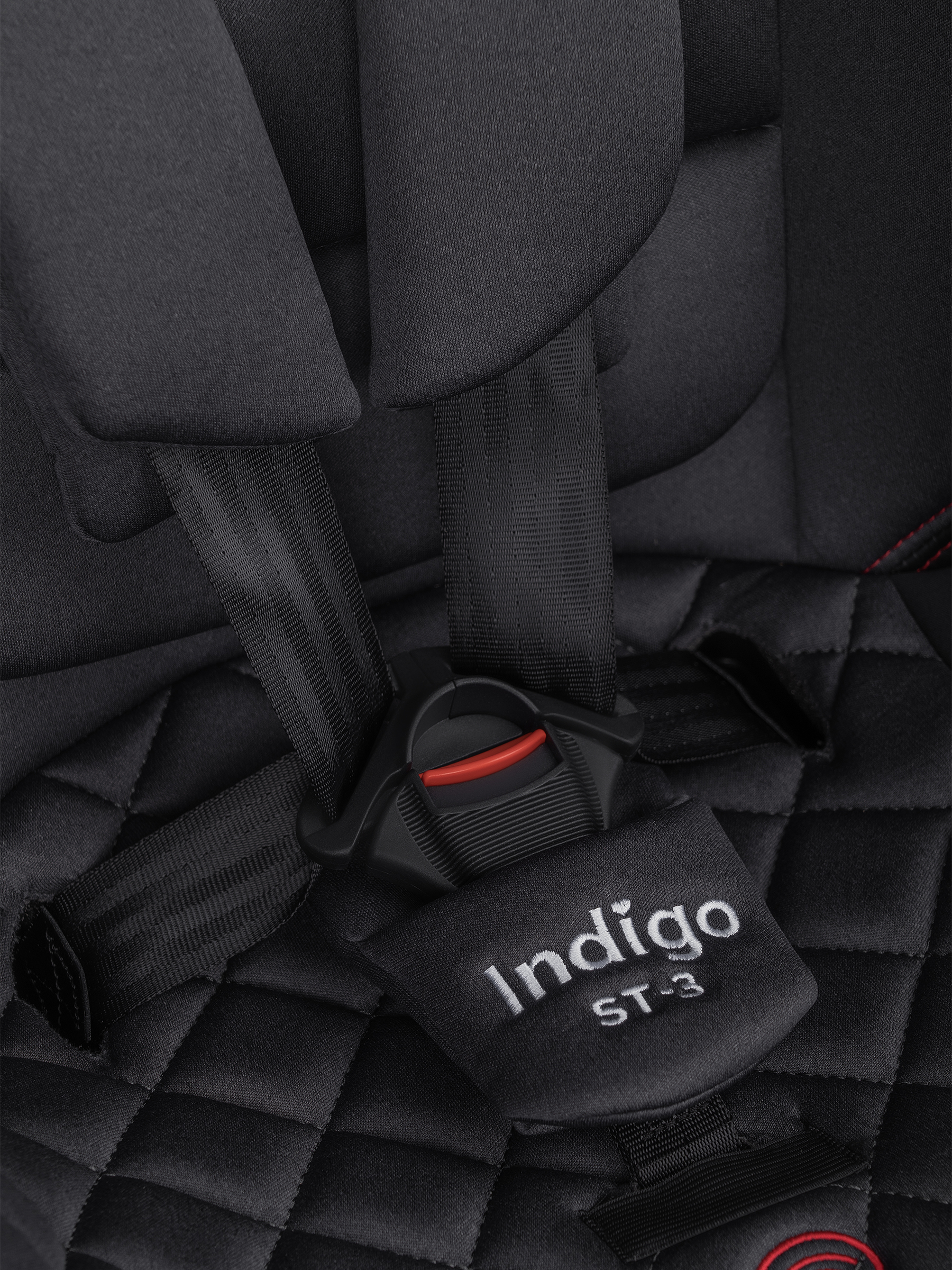 Автокресло Indigo Aero, черный-красный Isofix 0+/1/2/3 (0-36 кг) - фото 13