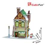 Пазл 3D CubicFun Новогодняя пекарня LED-свет