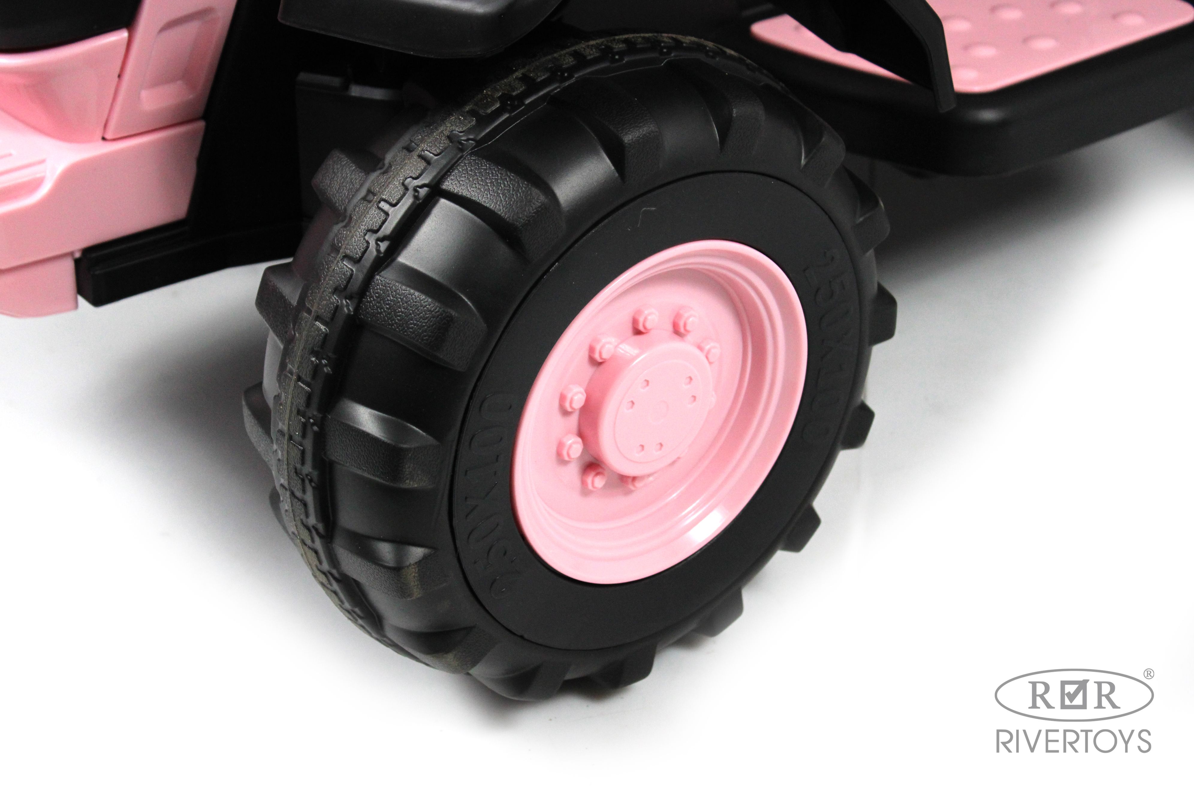 Электромобиль RIVERTOYS O555OO-PINK С пультом ДУ - фото 15