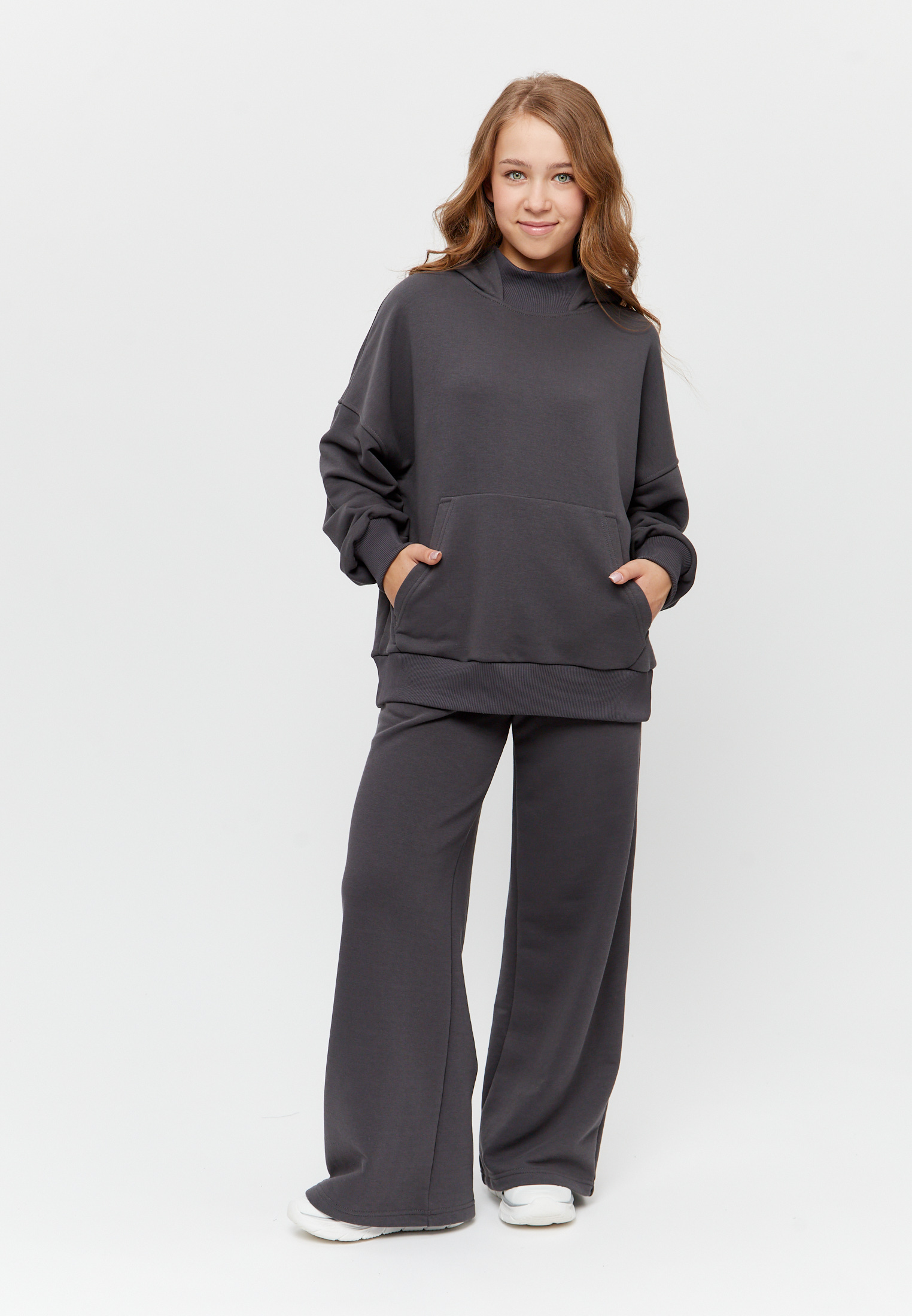 Худи Stylish AMADEO AFJ-4222-серый - фото 2