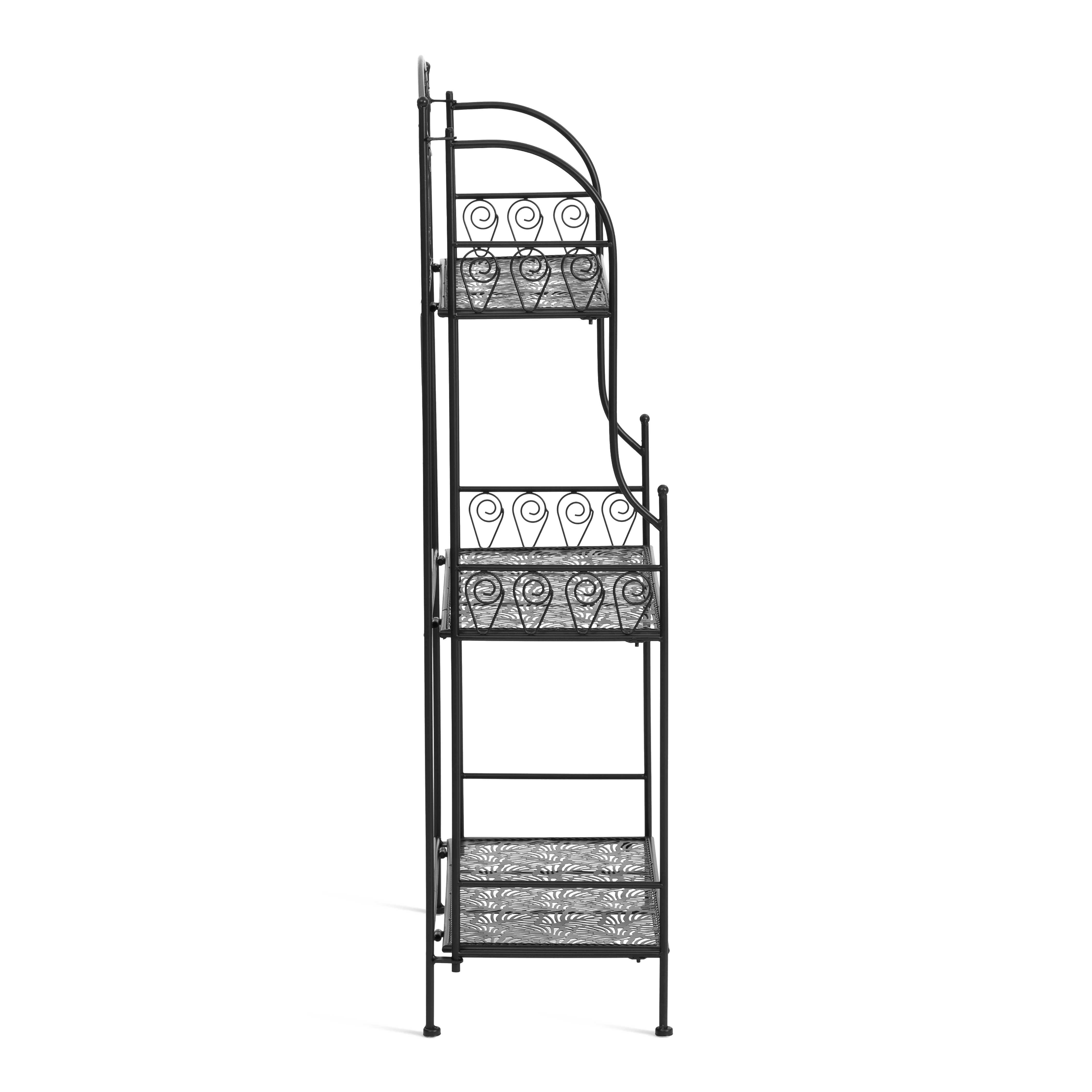 Этажерка TETCHAIR Шарлотта металл черный 62х32х117 см - фото 4