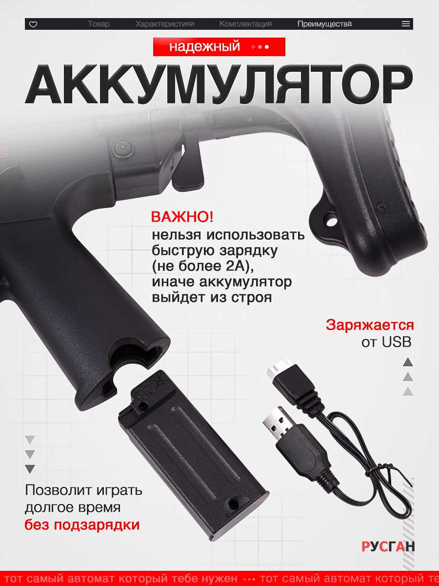 Автомат RUSHGAN MP5 - фото 4