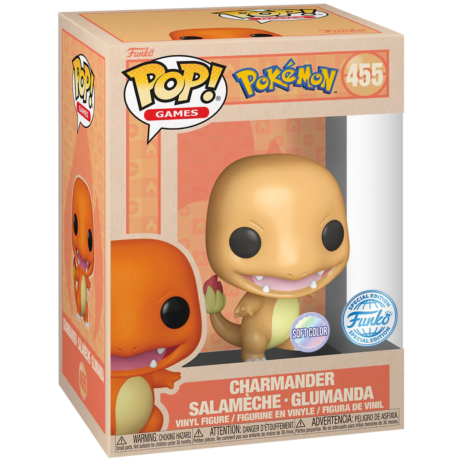 Фигурка Funko Pokemon Charmander Soft Color - фото 2