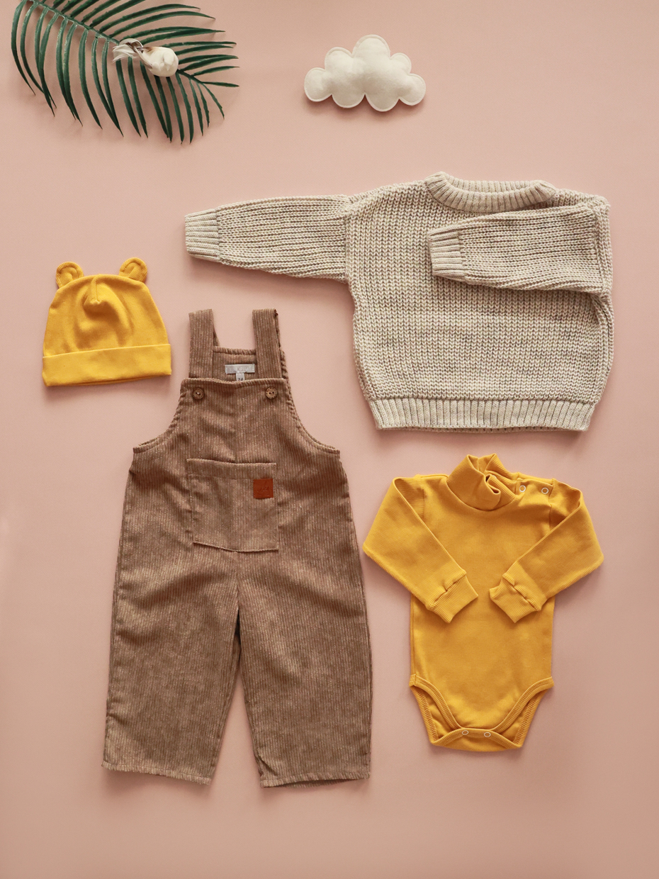 Полукомбинезон Bunnyphant Т-227/шоколадный - фото 2