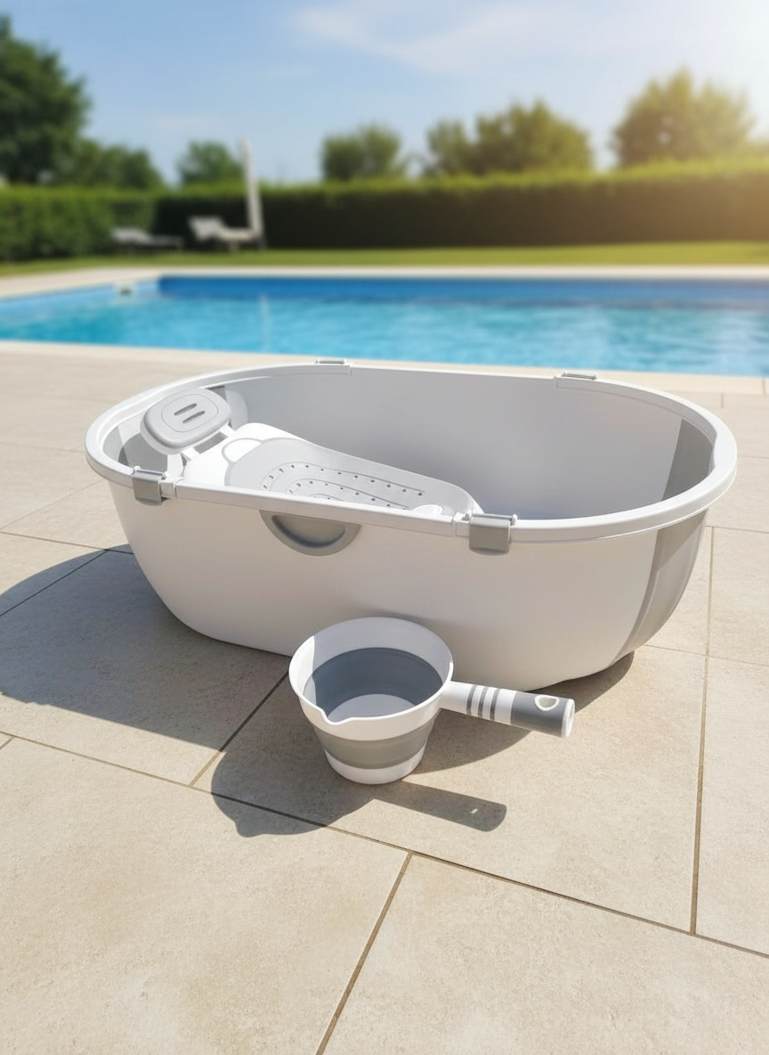 Ванночка NORVE складная серый - фото 4