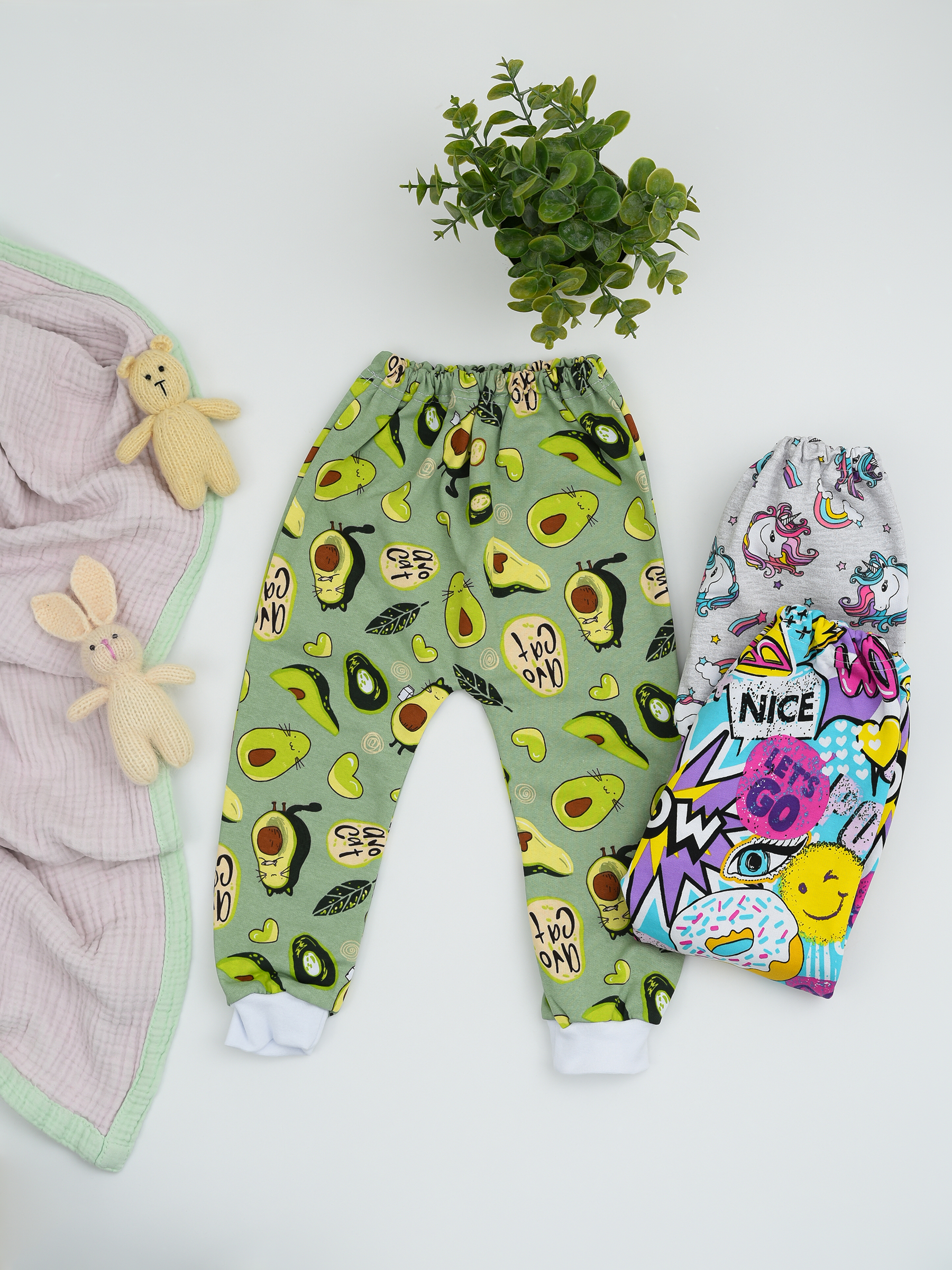 Штанишки 3шт IVANOVO KIDS ПМ-007-1девочка - фото 3