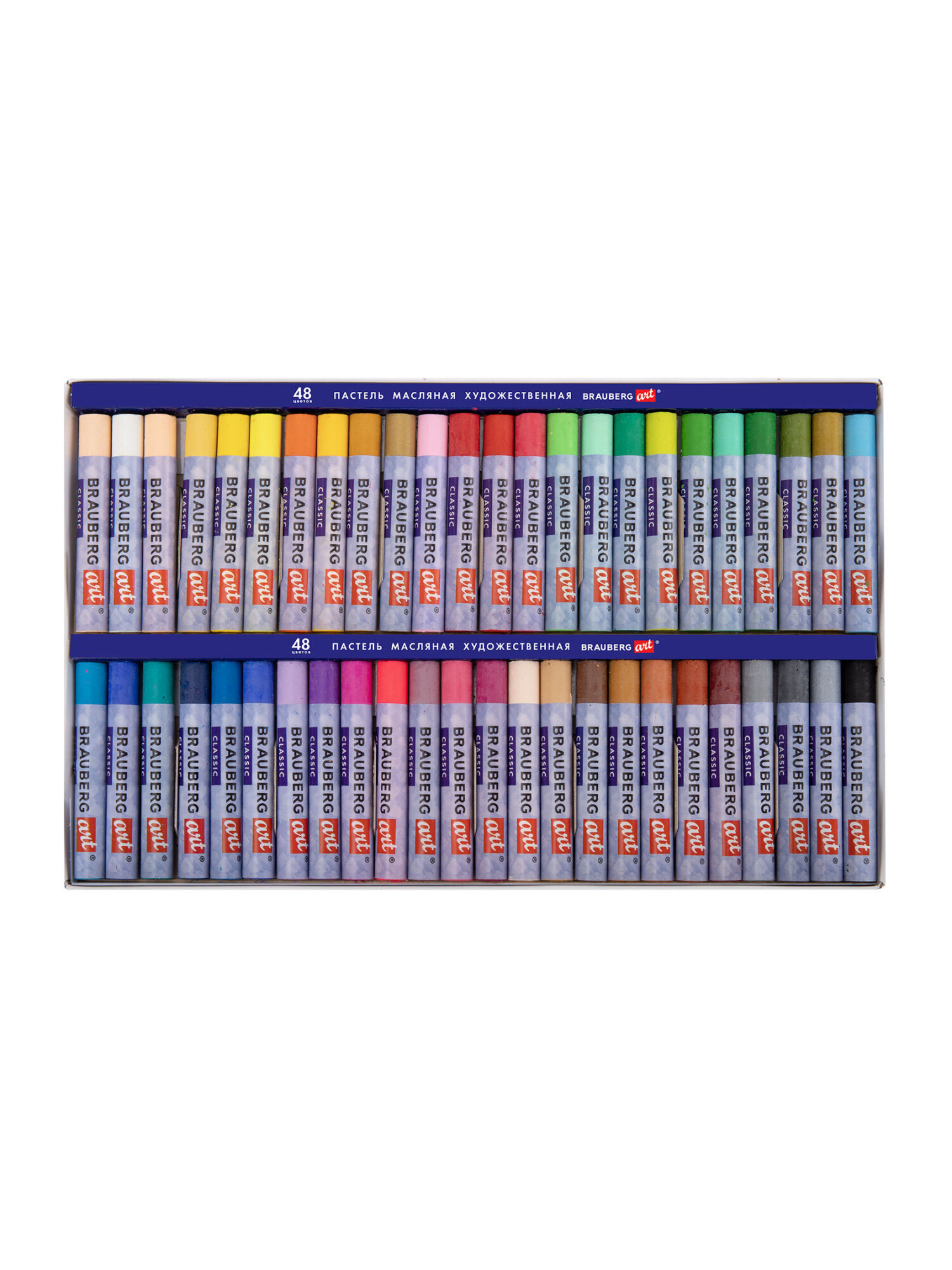 Пастель масляная Brauberg 48 шт. - фото 5