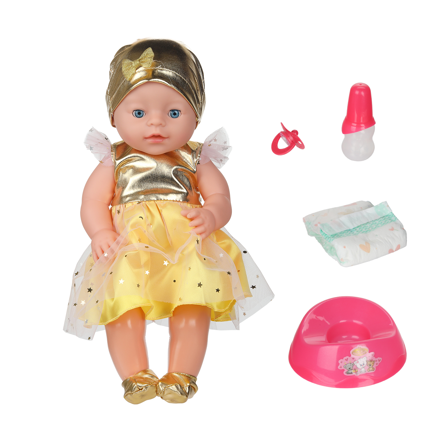 Кукла пупс Карапуз высота 40 см 402772 - фото 2