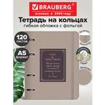 Тетрадь со сменным блоком Brauberg клетка 120 лист.