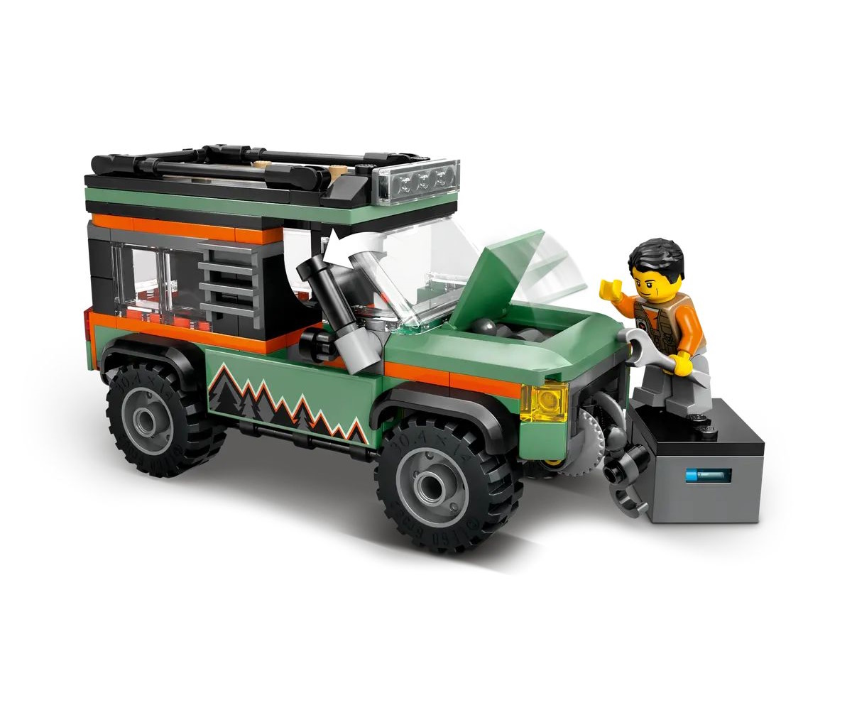 Конструктор LEGO City Горный внедорожник блочный - фото 4