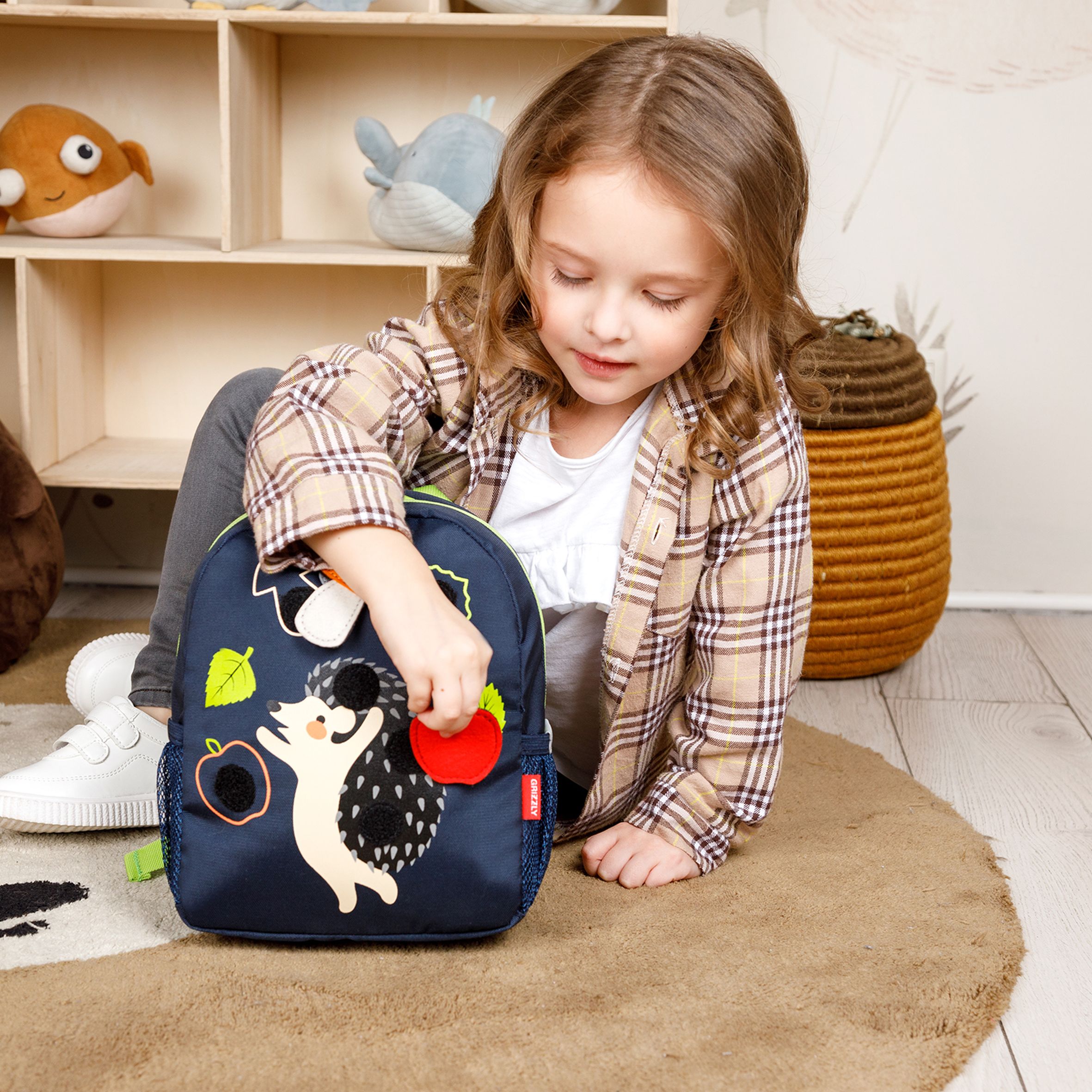 Рюкзак дошкольный Grizzly для мальчика - фото 11