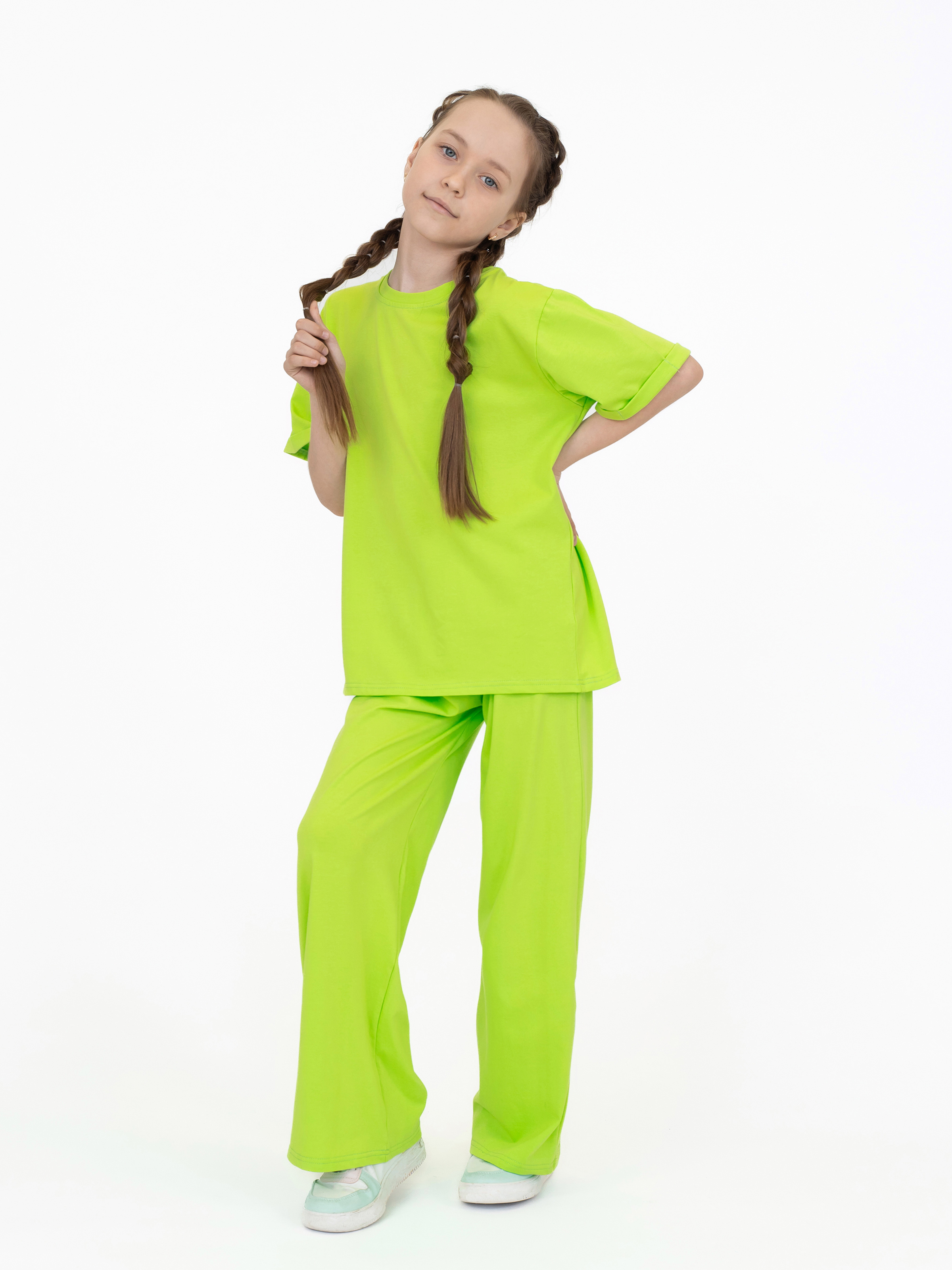 Футболка и брюки ULTRA 7060-Ул салат - фото 16