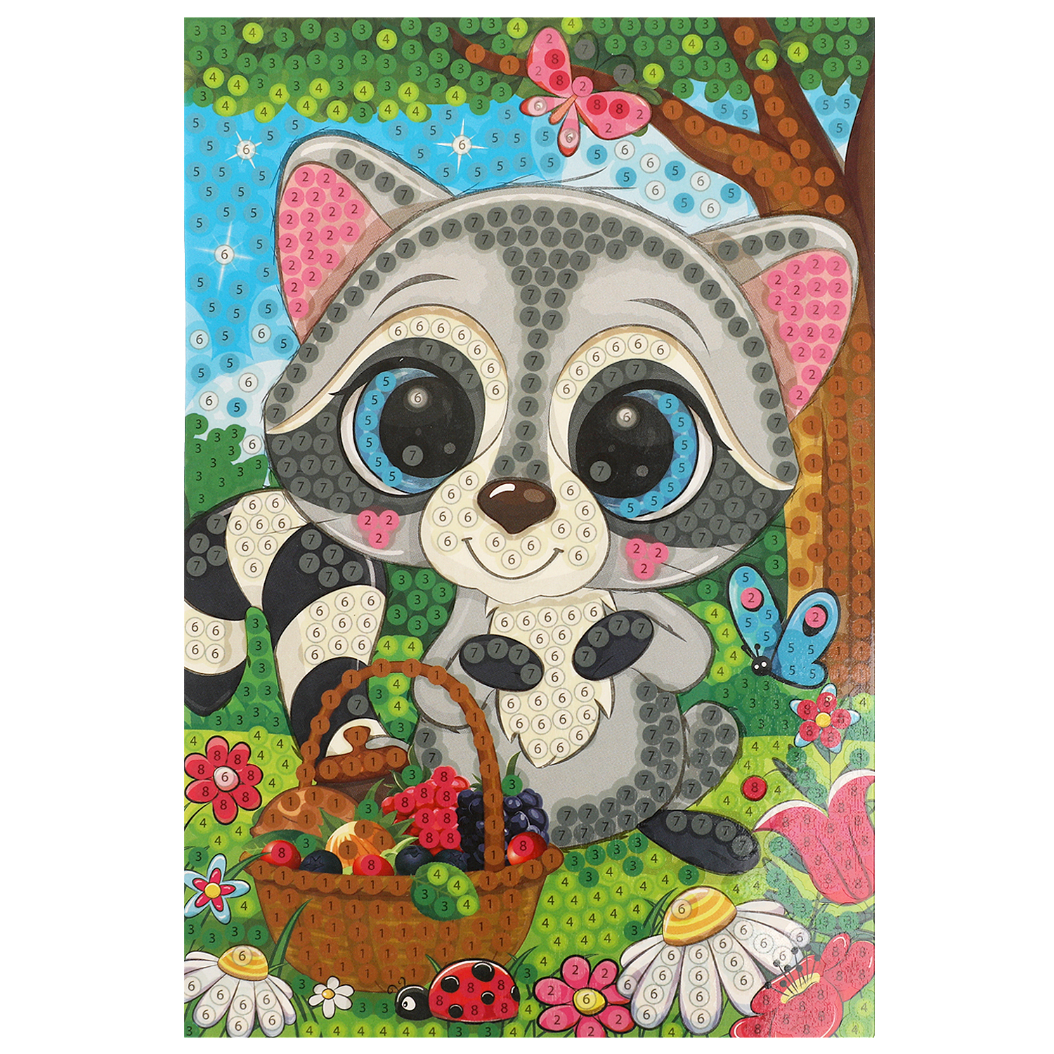 Алмазная мозаика Multiart Енотик - фото 2