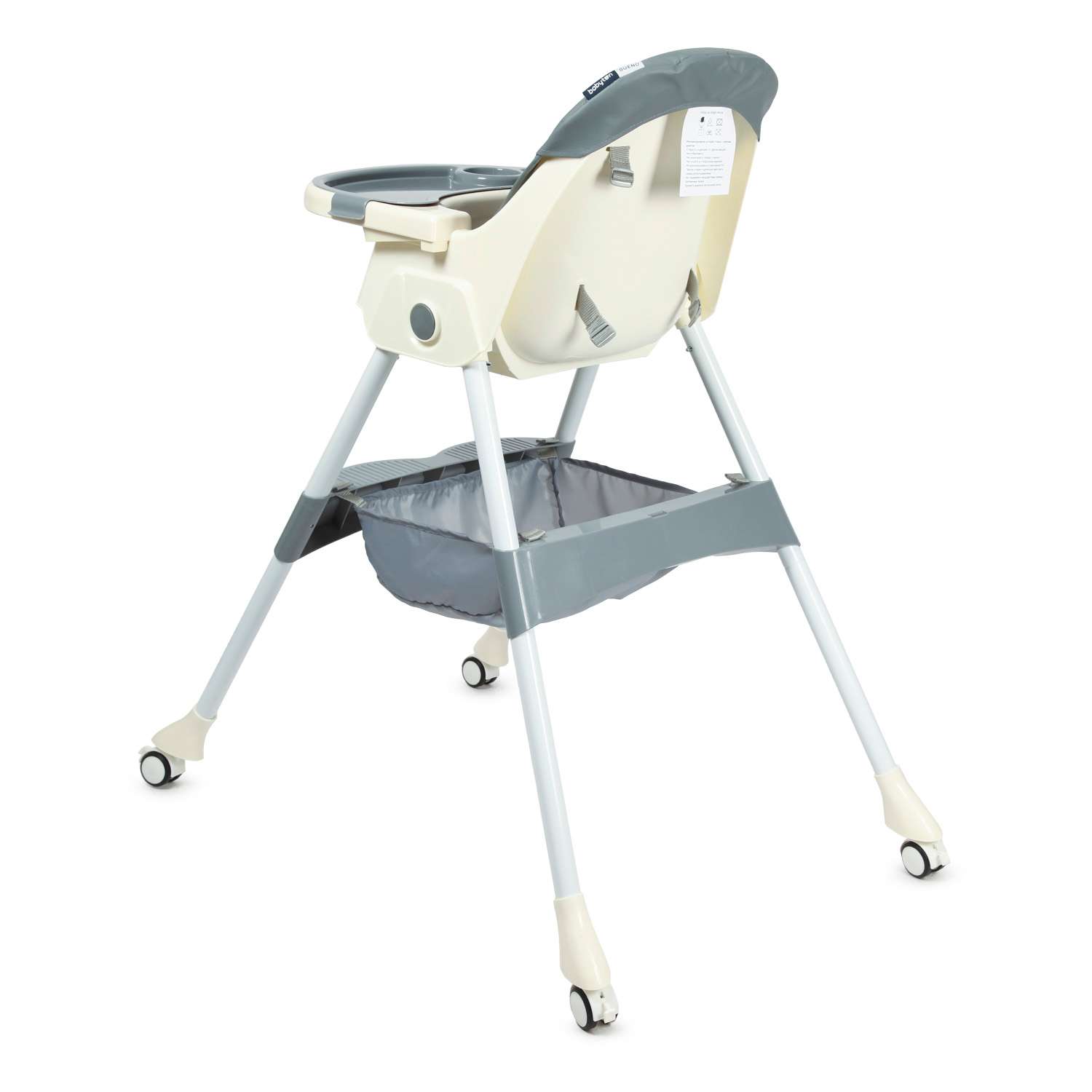 Стульчик для кормления Babyton Bueno Grey трансформер - фото 9