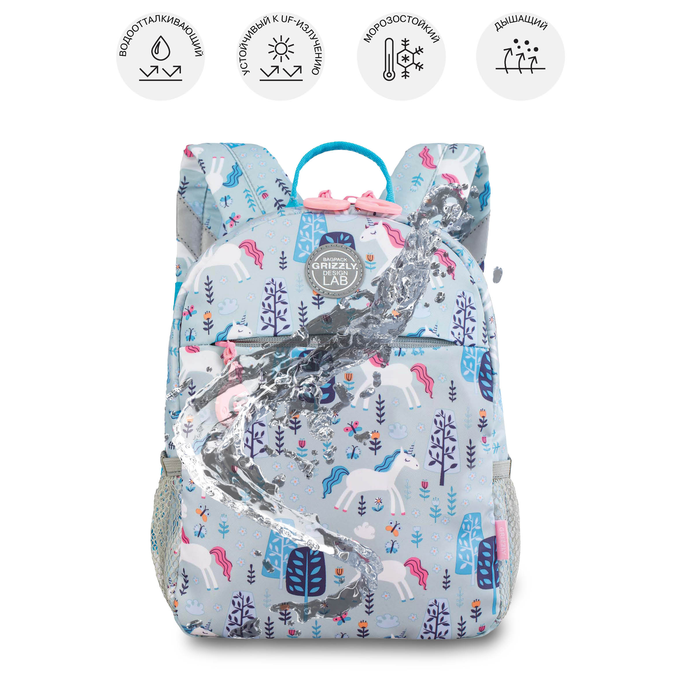 Рюкзак дошкольный Grizzly Лошадки - фото 10