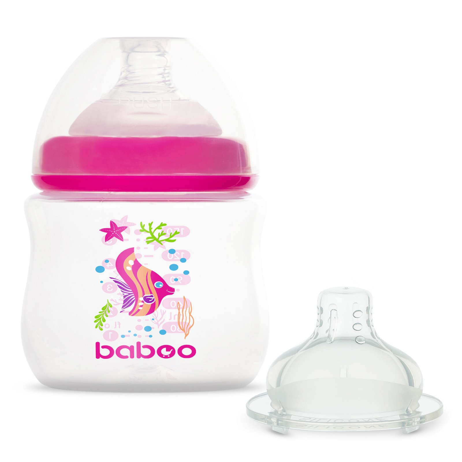 Бутылочка BABOO 150 мл 1 шт. - фото 1