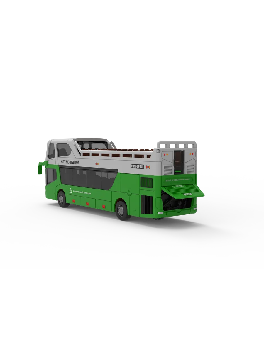 Автобус Libom Зеленый 1:32 автобус_зеленый_BT0315C - фото 10