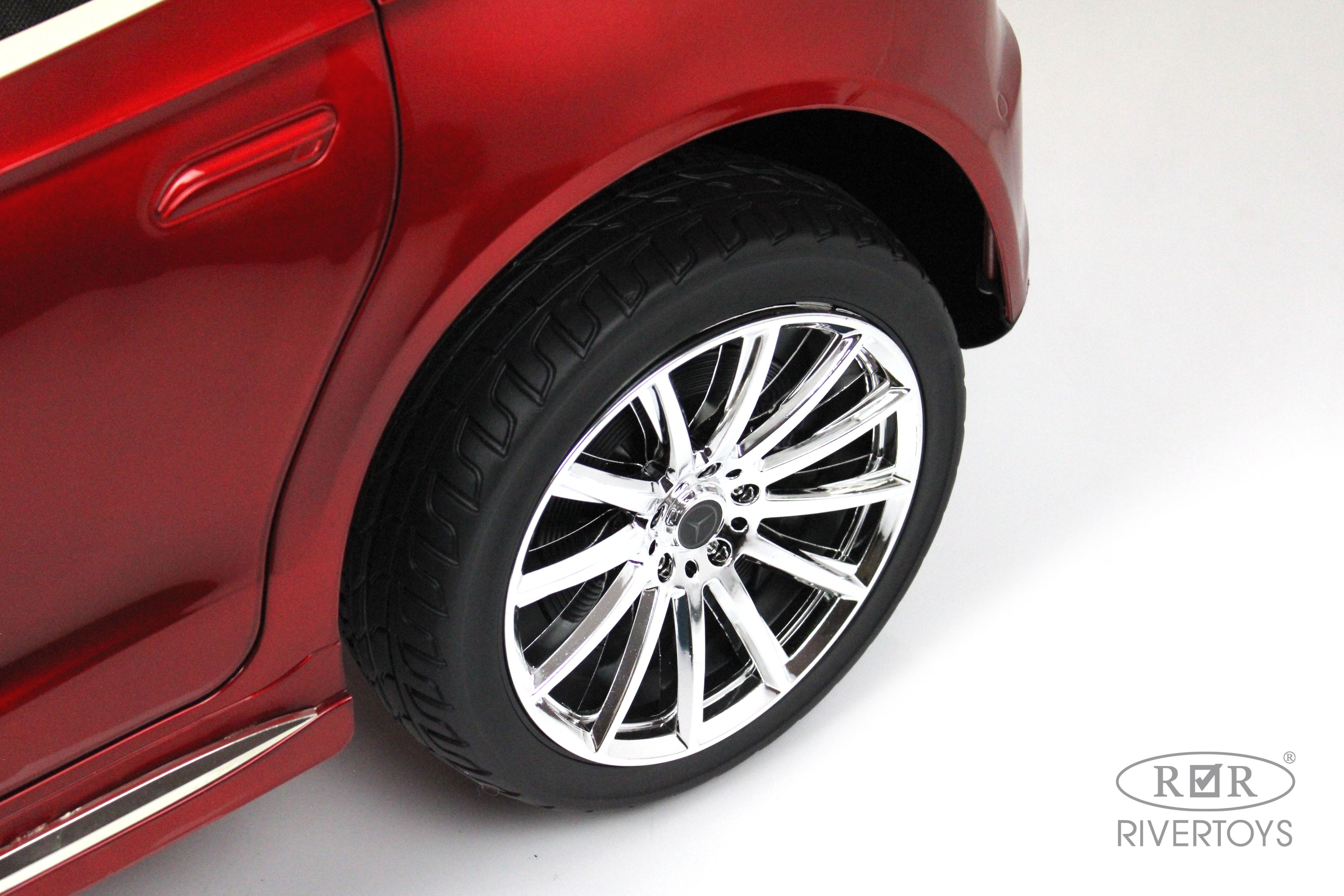 Электромобиль RIVERTOYS Mercedes М333БХ-RED-GLANEC С пультом ДУ - фото 11