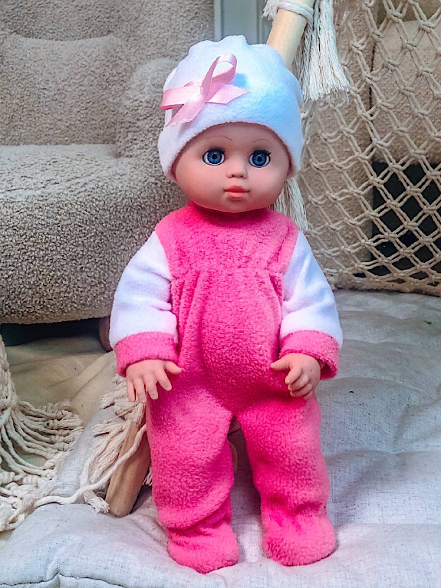 Кукла пупс СТРАНА КУКОЛ большая говорящая высота 35 см 23-04.3 - фото 9