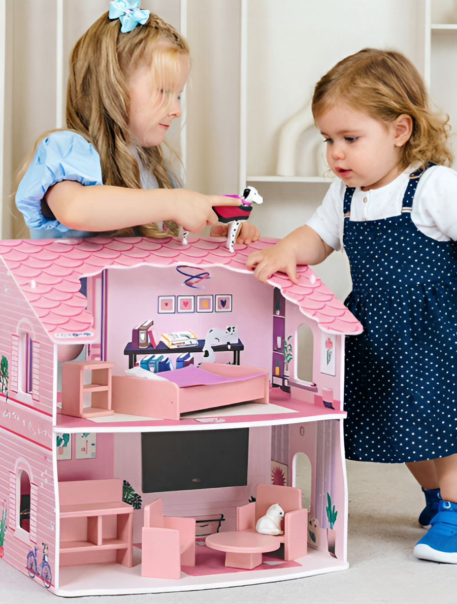 Домик для кукол PAREMO с мебелью PD225-517 - фото 1