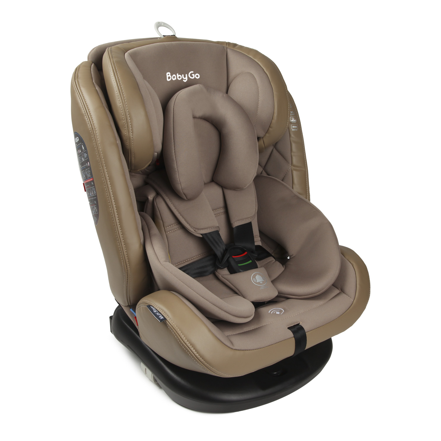 Автокресло BabyGo Multi-Stage New Isofix 0+/1/2/3 (0-36 кг) бежевый - фото 13