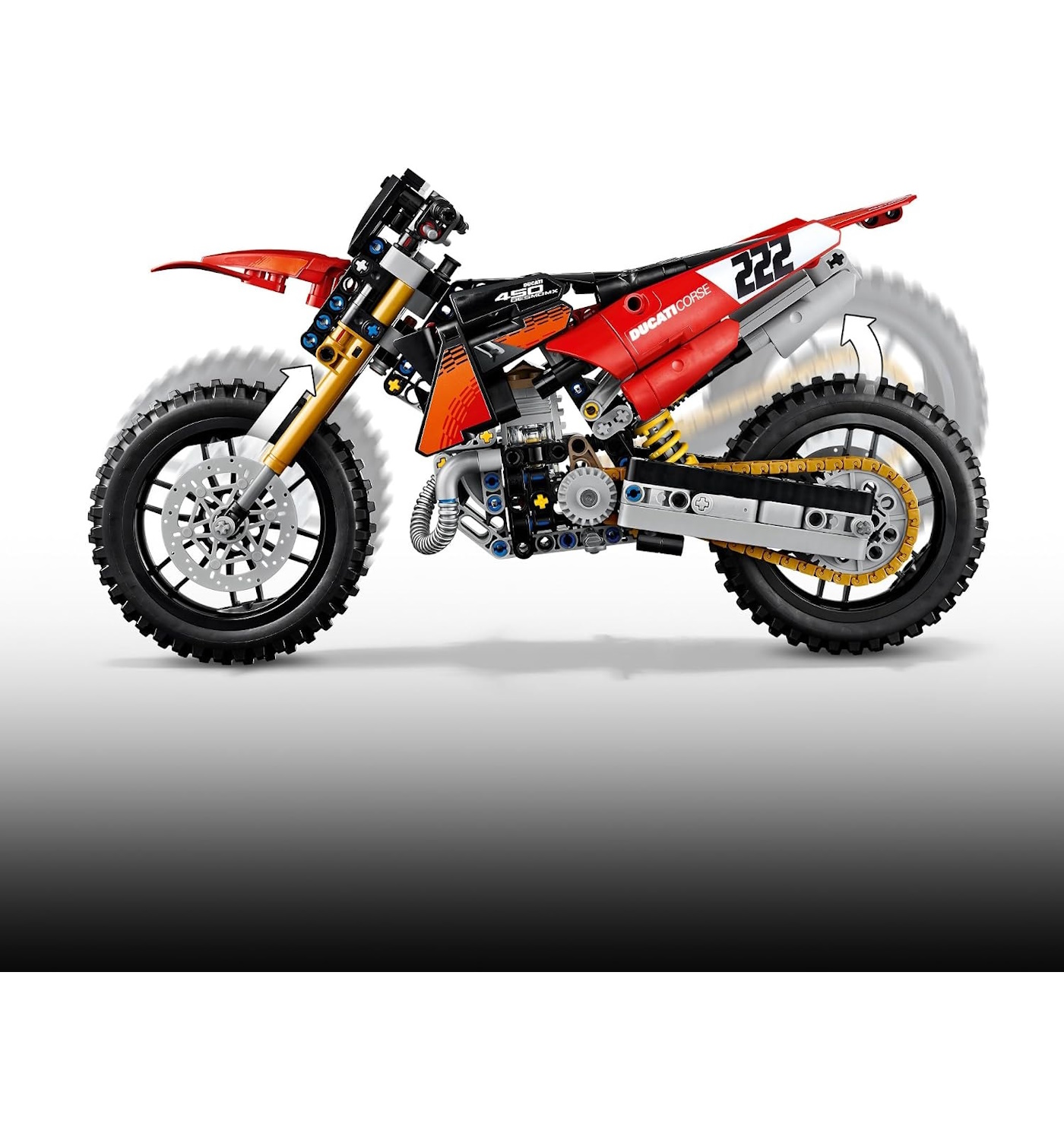 Конструктор LEGO Technic Ducati Desmo450 MX Factory 457 дет. - фото 2