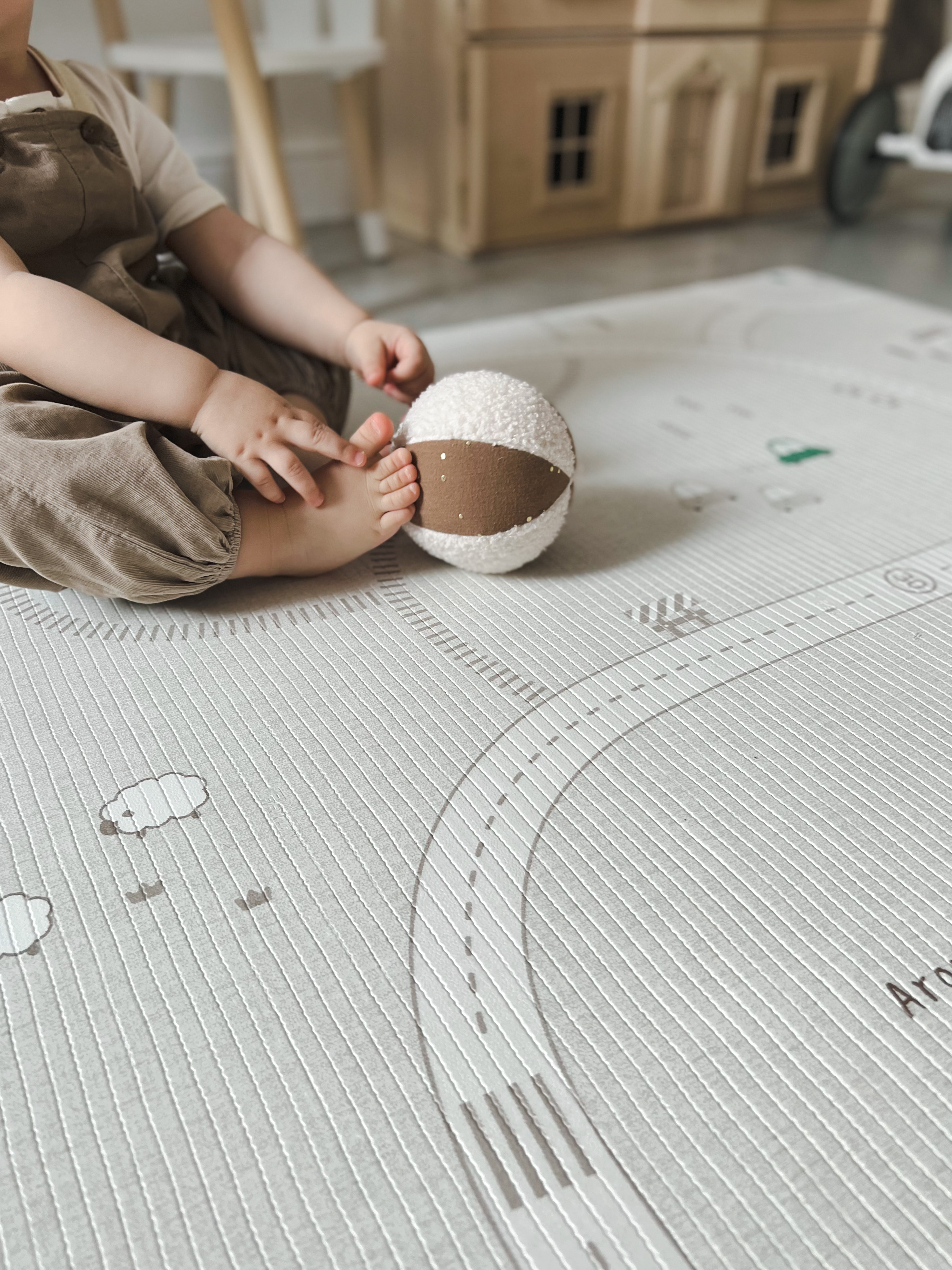 Ковёр придверный, прикроватный Parklon Машинки/серый 130 x 190 см - фото 12