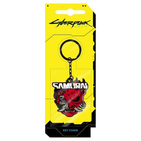 Брелок Cyberpunk 2077 Samurai Logo Metal