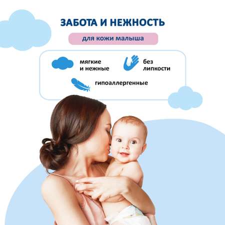 Влажные салфетки Свежая нота 15 упак. 15 шт.