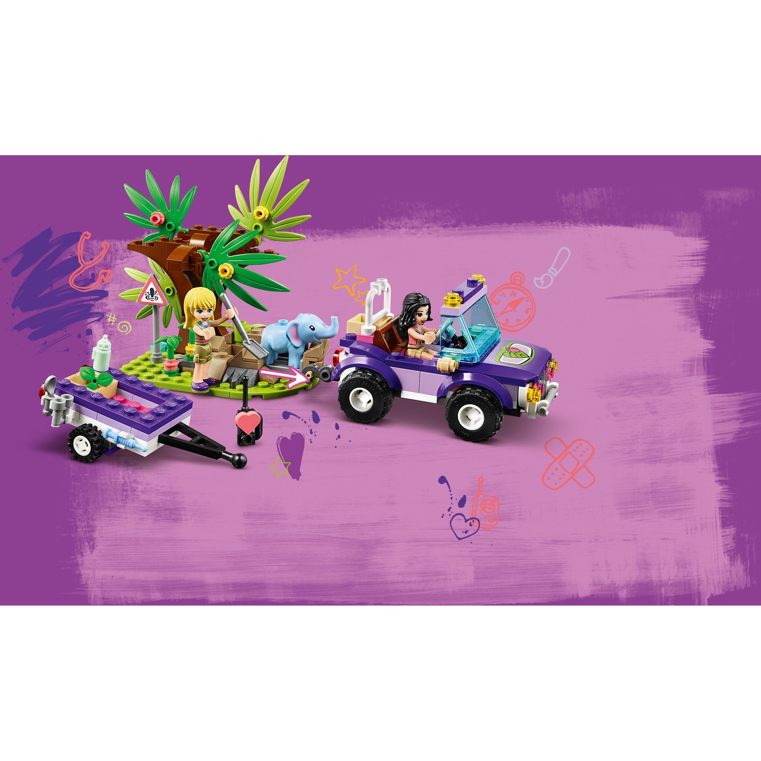 Конструктор LEGO Friends Спасение слонёнка - фото 10