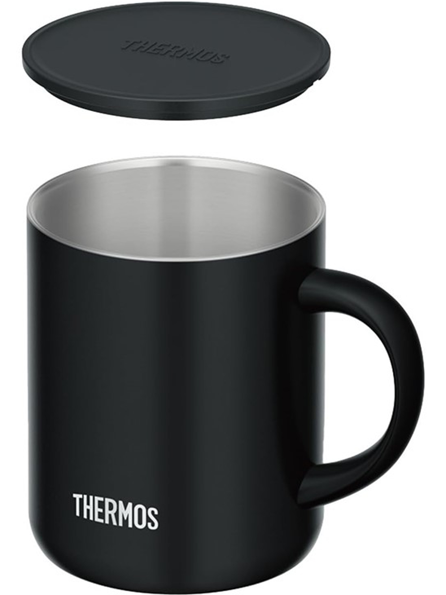 Термокружка для чая кофе 350 мл THERMOS JDG-352 чёрная – нержавеющая сталь тепло/холод 2/4 часа - фото 9