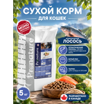Корм для кошек сухой Pronature Holistic Atlantic для кожи и шерсти на лососе с рисом 5кг