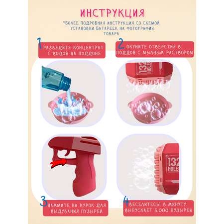 Пистолет для выдувания Mamas Sweety Базука