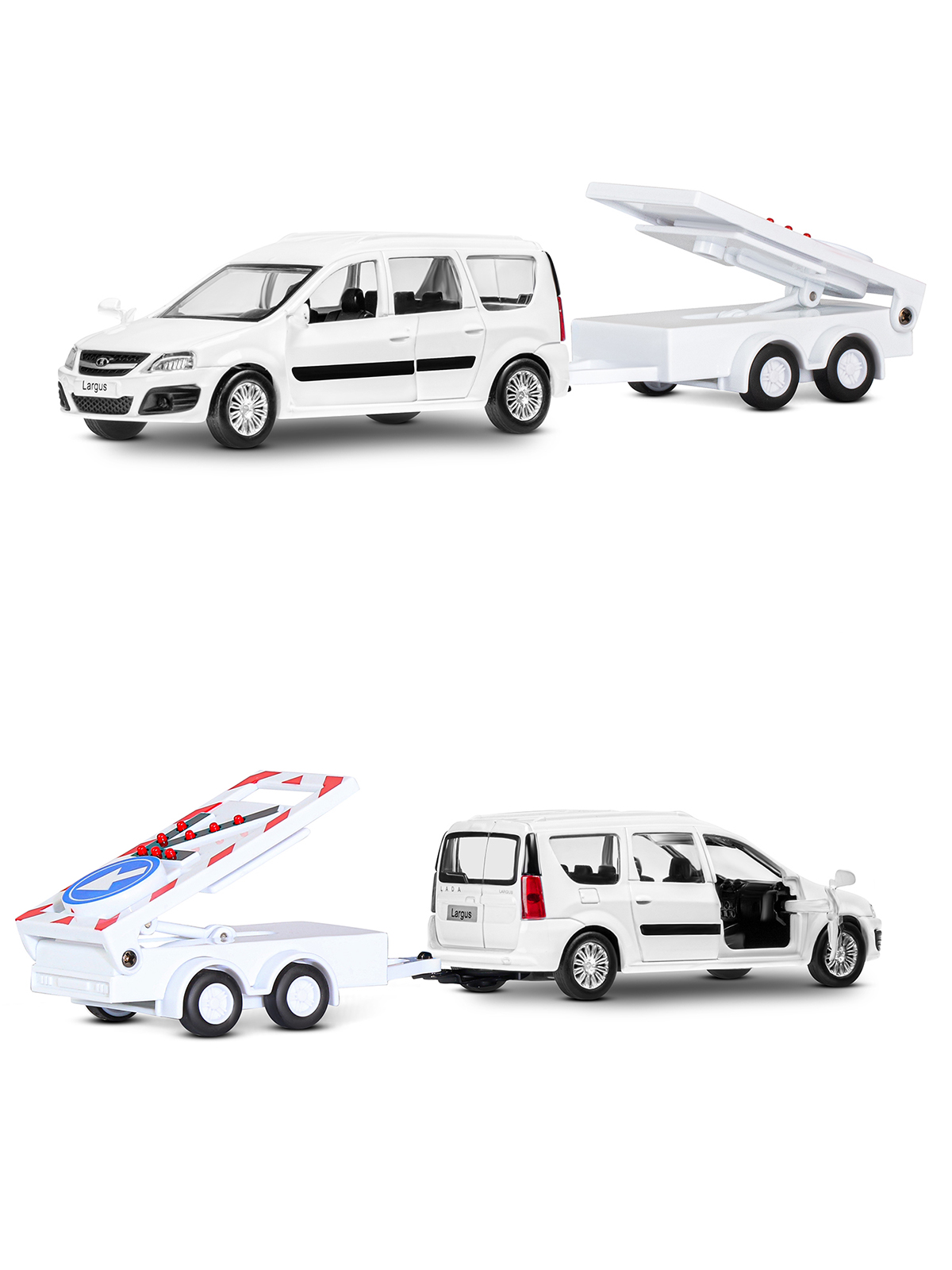 Автомобиль АВТОпанорама LADA Largus 1:43 JB1251632 - фото 9
