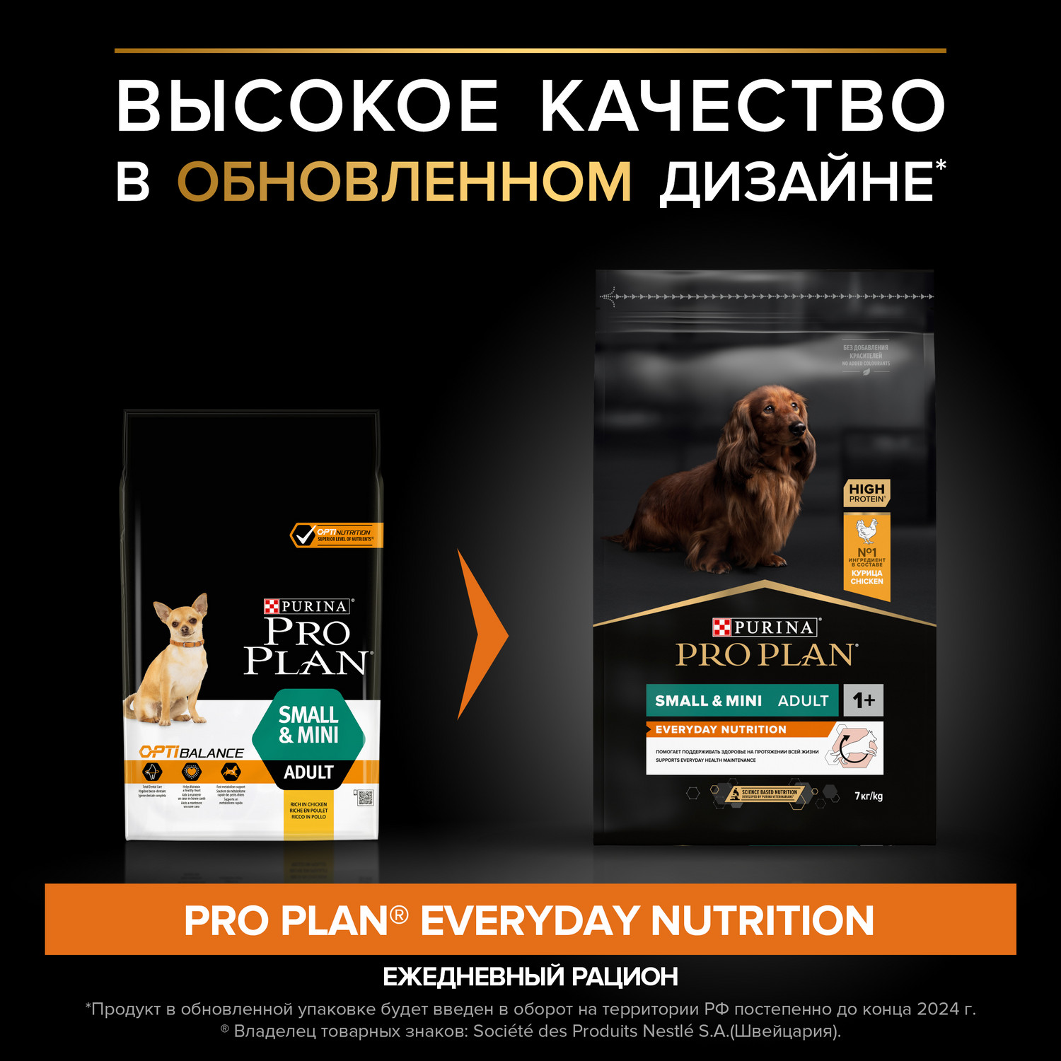 Корм сухой для собак PRO PLAN EVERYDAY NUTRITION 7 кг с курицей для мелких и карликовых пород - фото 2