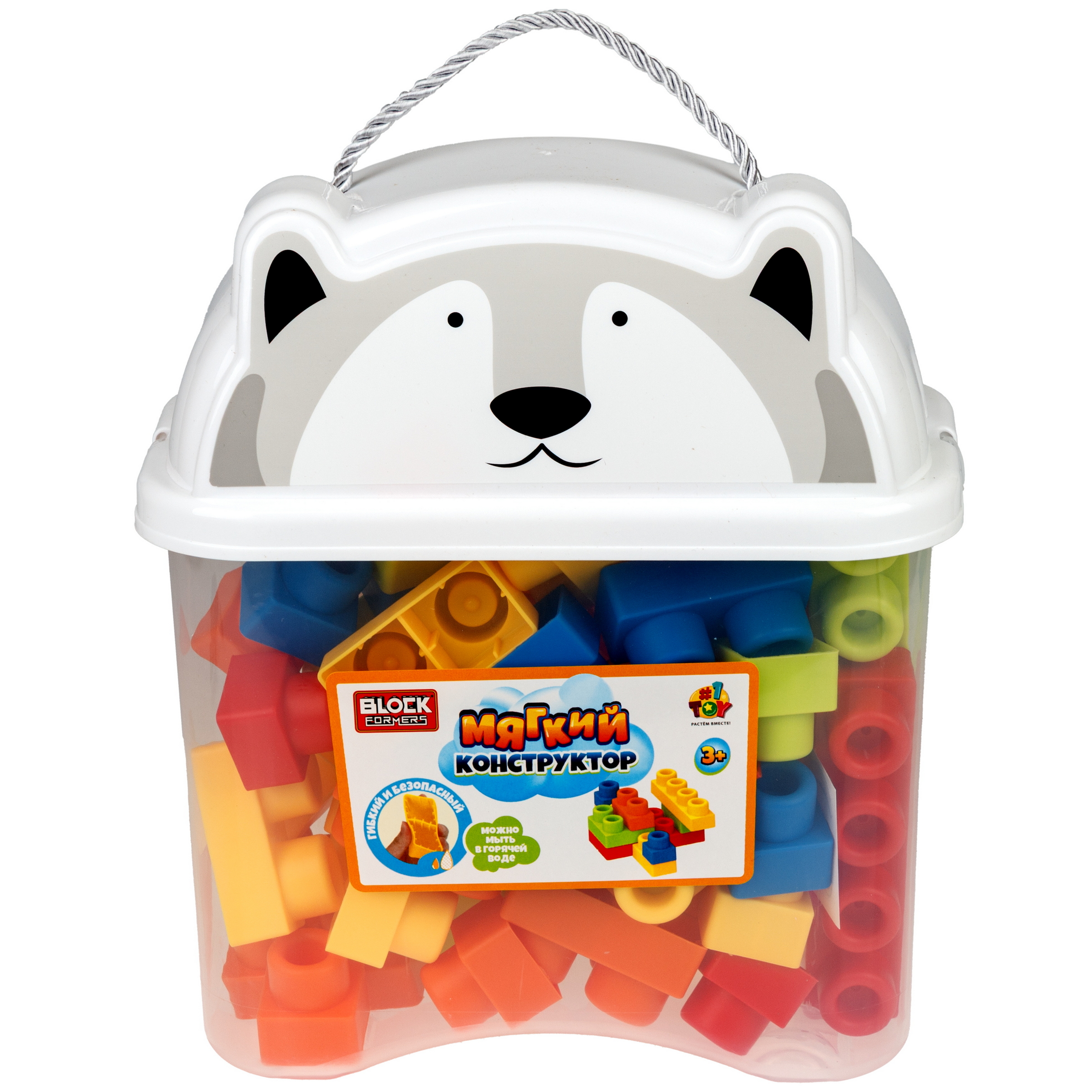 Конструктор 1TOY мягкий 40 дет. - фото 13