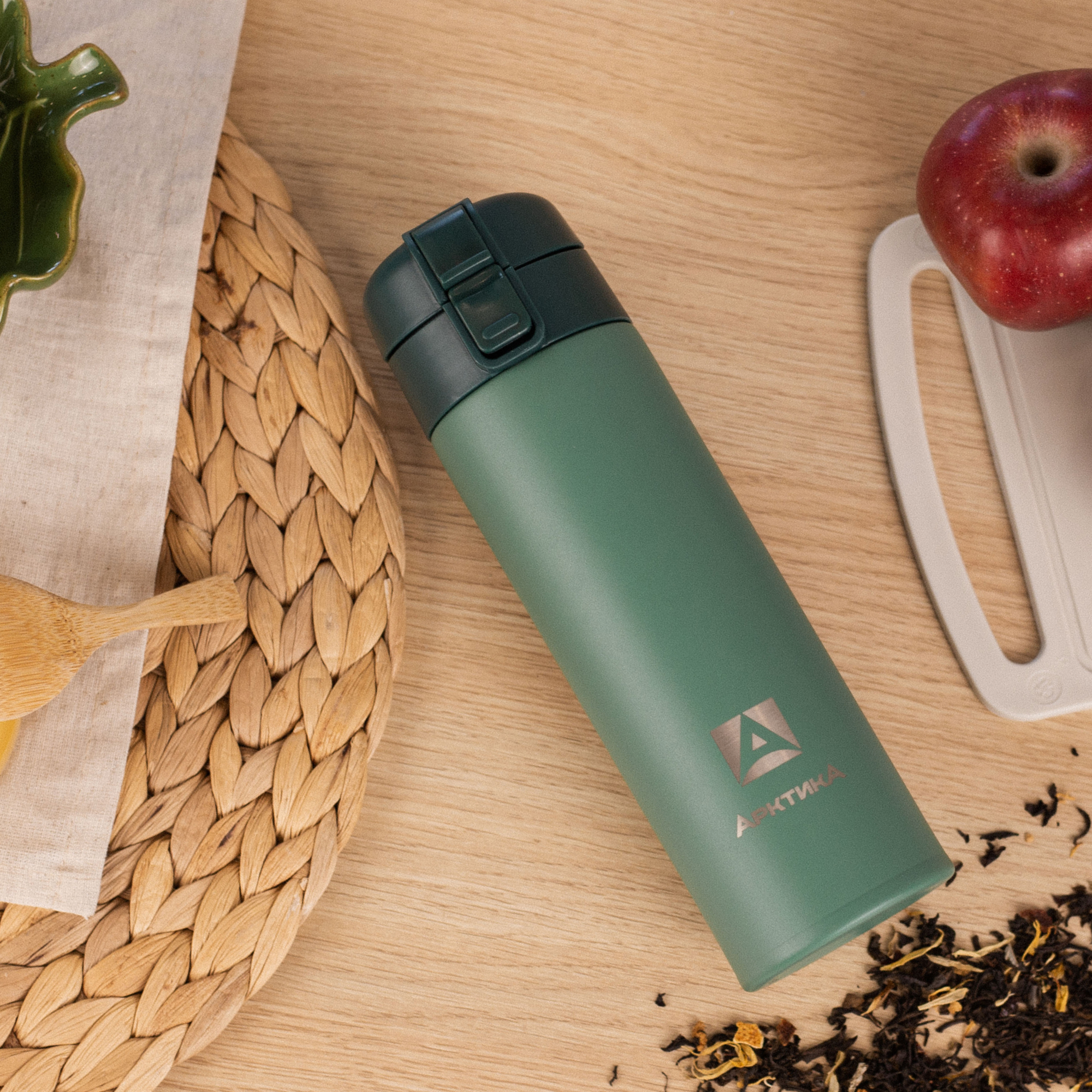 Термокружка Арктика 703-470 хвоя с ситечком - фото 6