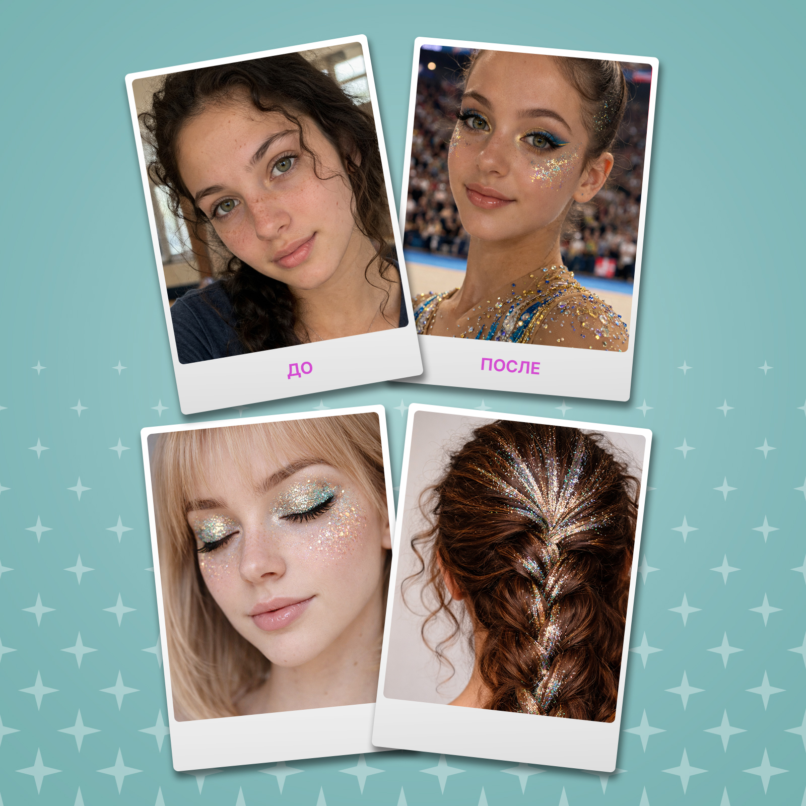 Глиттер шиммер для тела ХОББИЛАБ Золотой песок 30 г - фото 6