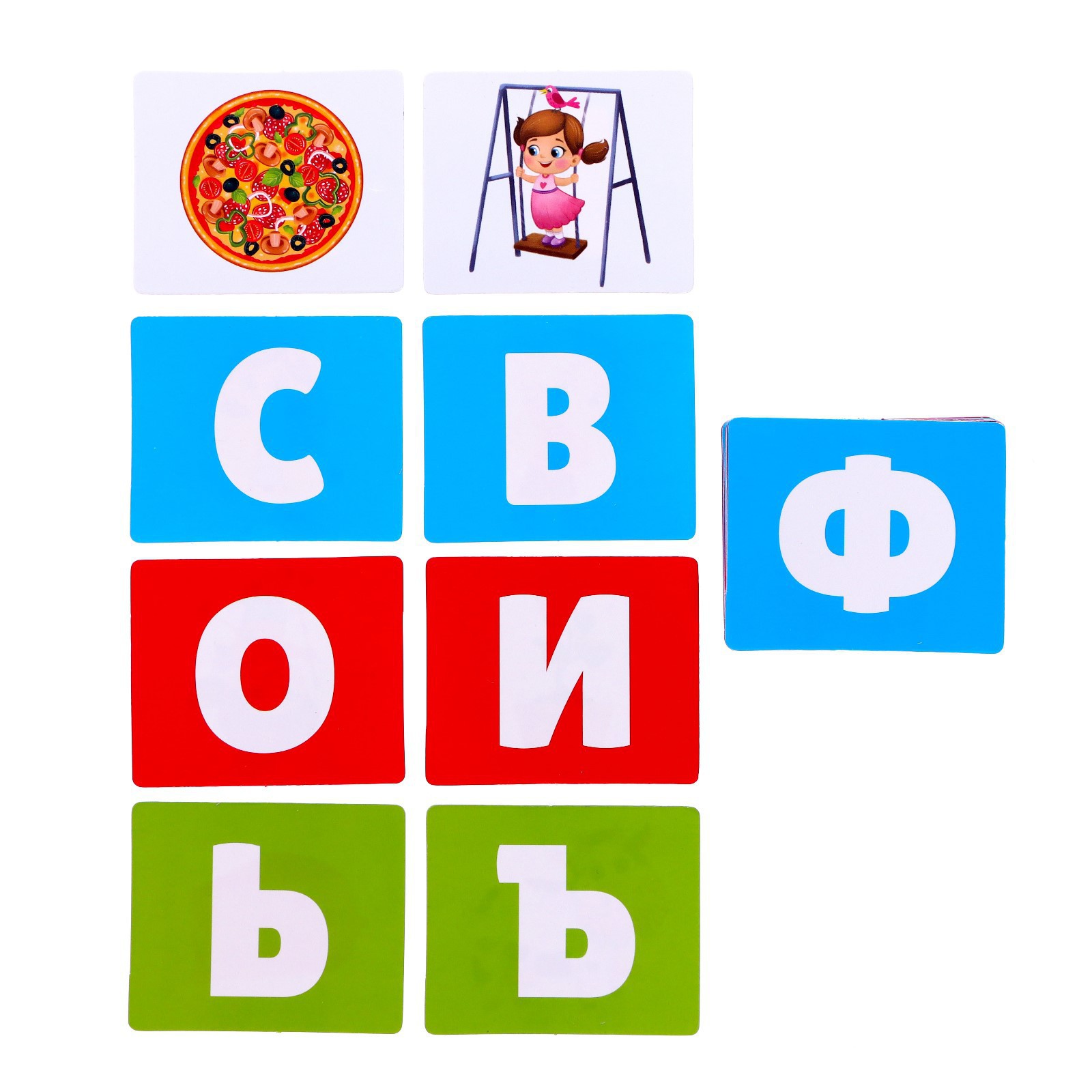Настольная игра IQ-ZABIAKA Умная цепочка Буквы - фото 3