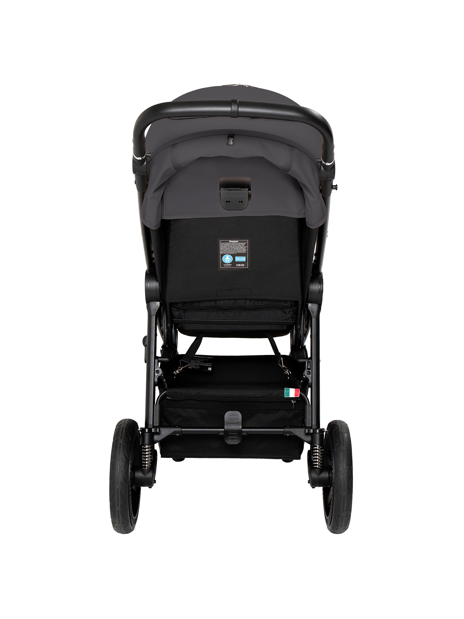 Коляска прогулочная Sweet Baby Contente Plus Basic Grey серый - фото 13