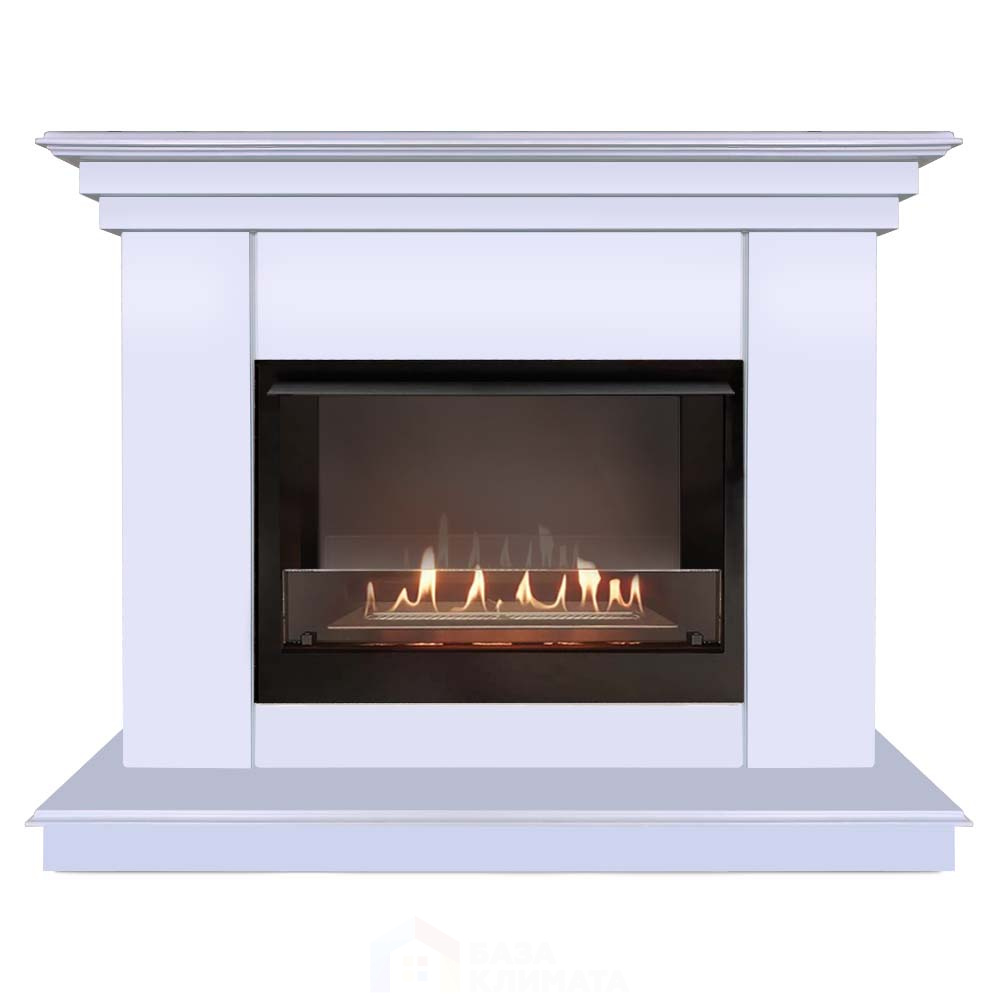 Каминокомплект Хорошие Камины Марс с очагом Firelight BFP/P-2520 белый - фото 1
