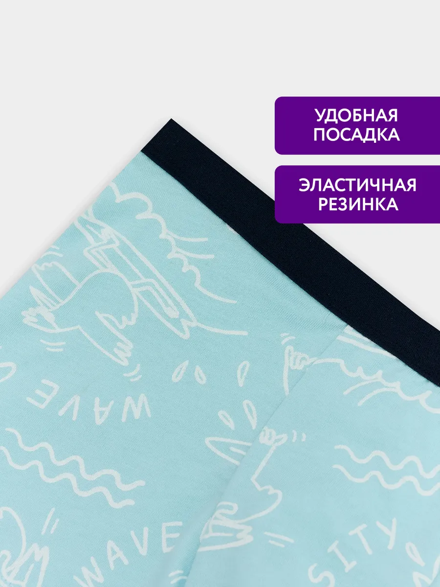 Трусы Mark Formelle (Марк Формэль) 413345/чайки на голубом - фото 4