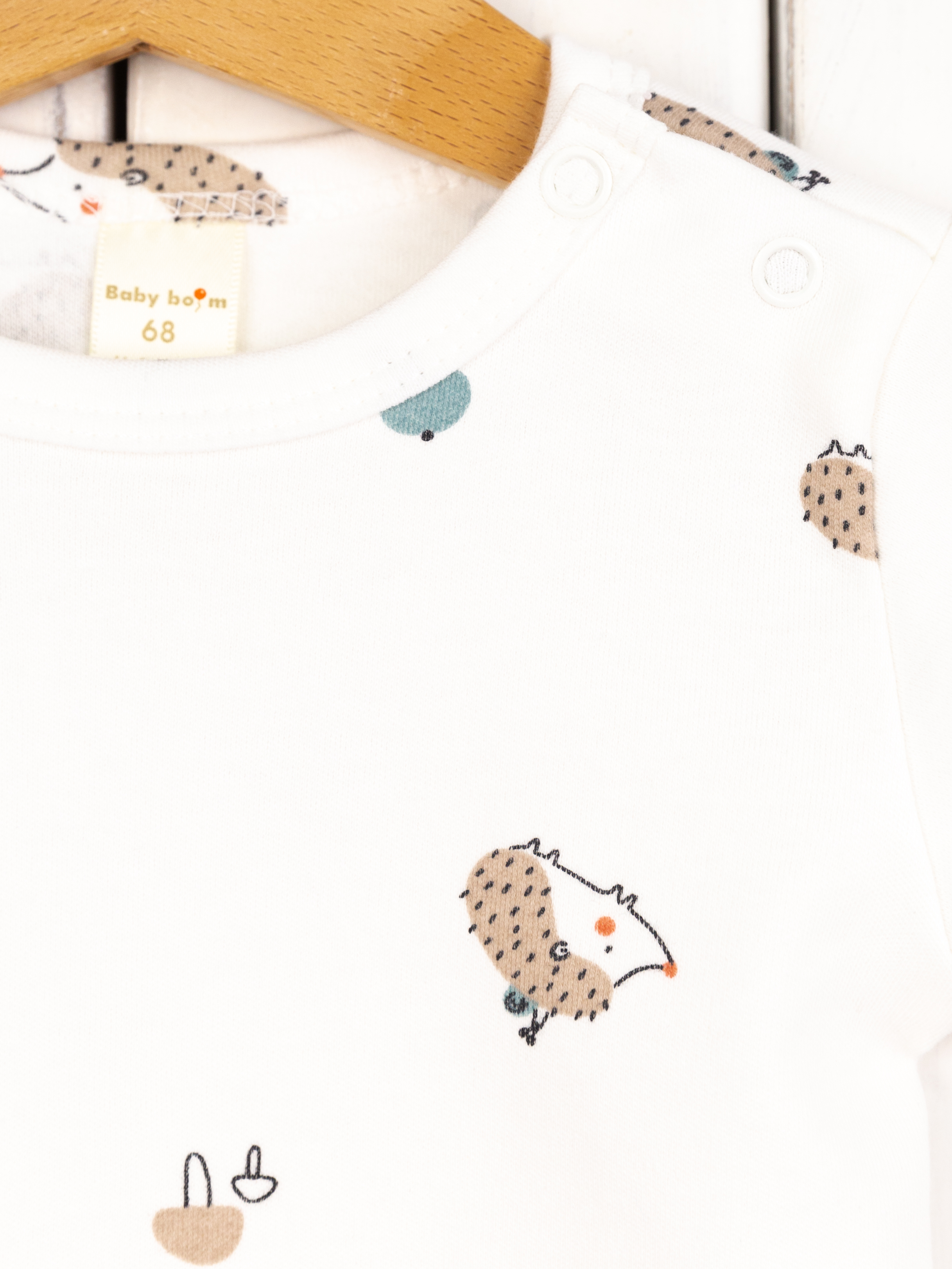 Боди Baby boom Б87/10010-И(Н) Боди короткий рукав/ёжики - фото 3