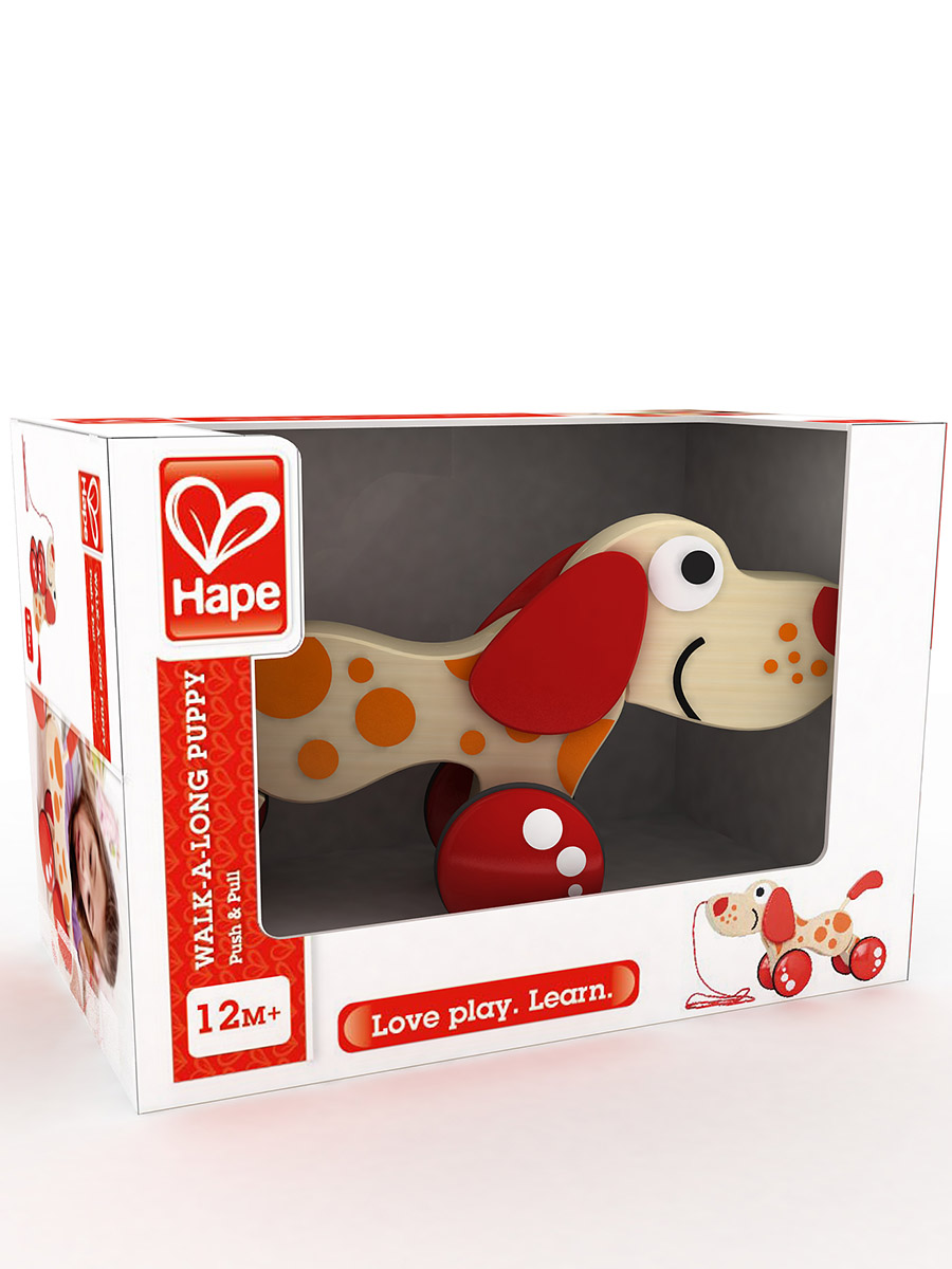 Игрушка Hape каталка Собачка - фото 7