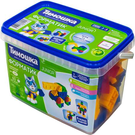 Конструктор ТИМОШКА Форматик 60 дет.