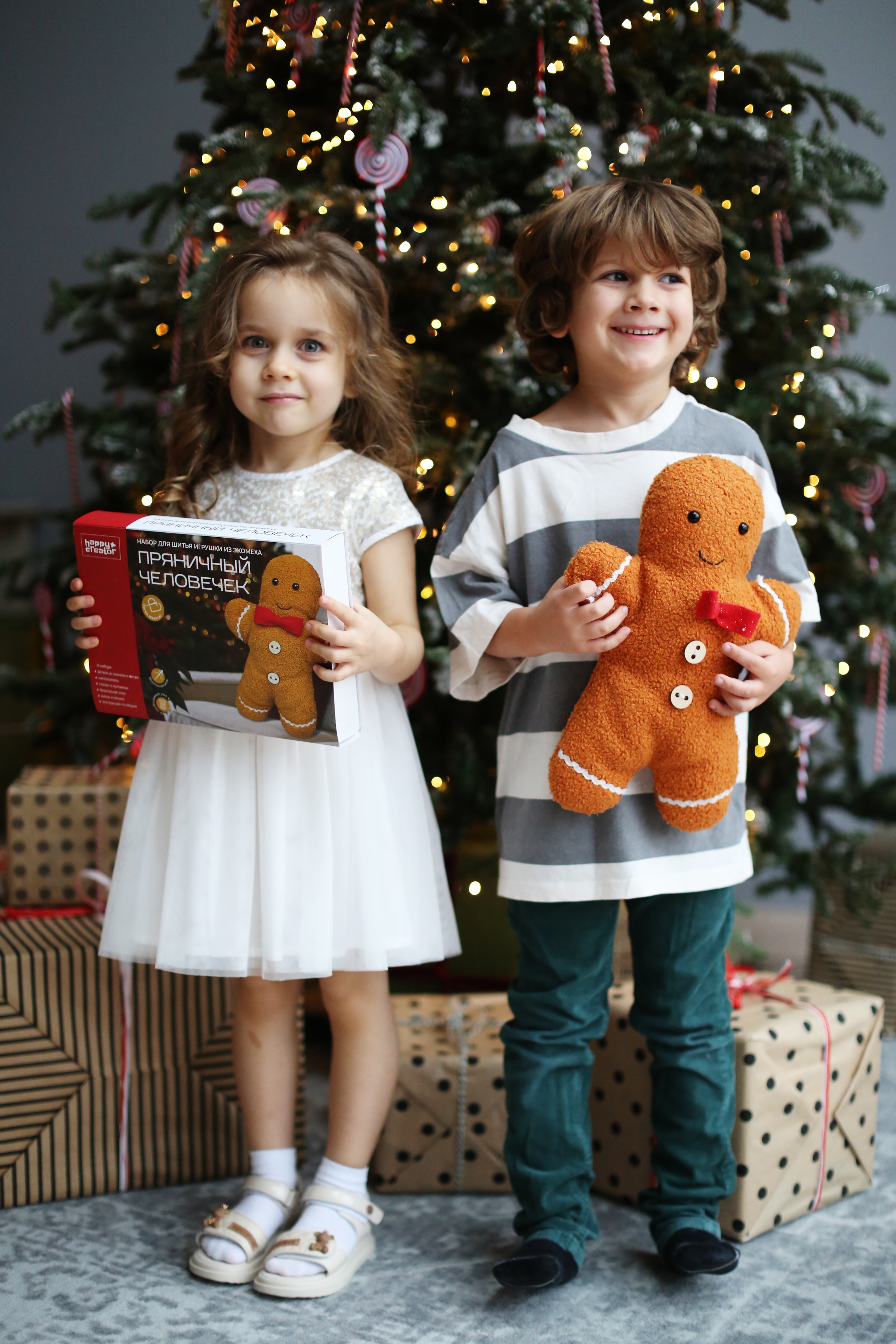 Набор для творчества HappyLine шитье Пряничный человек - фото 10