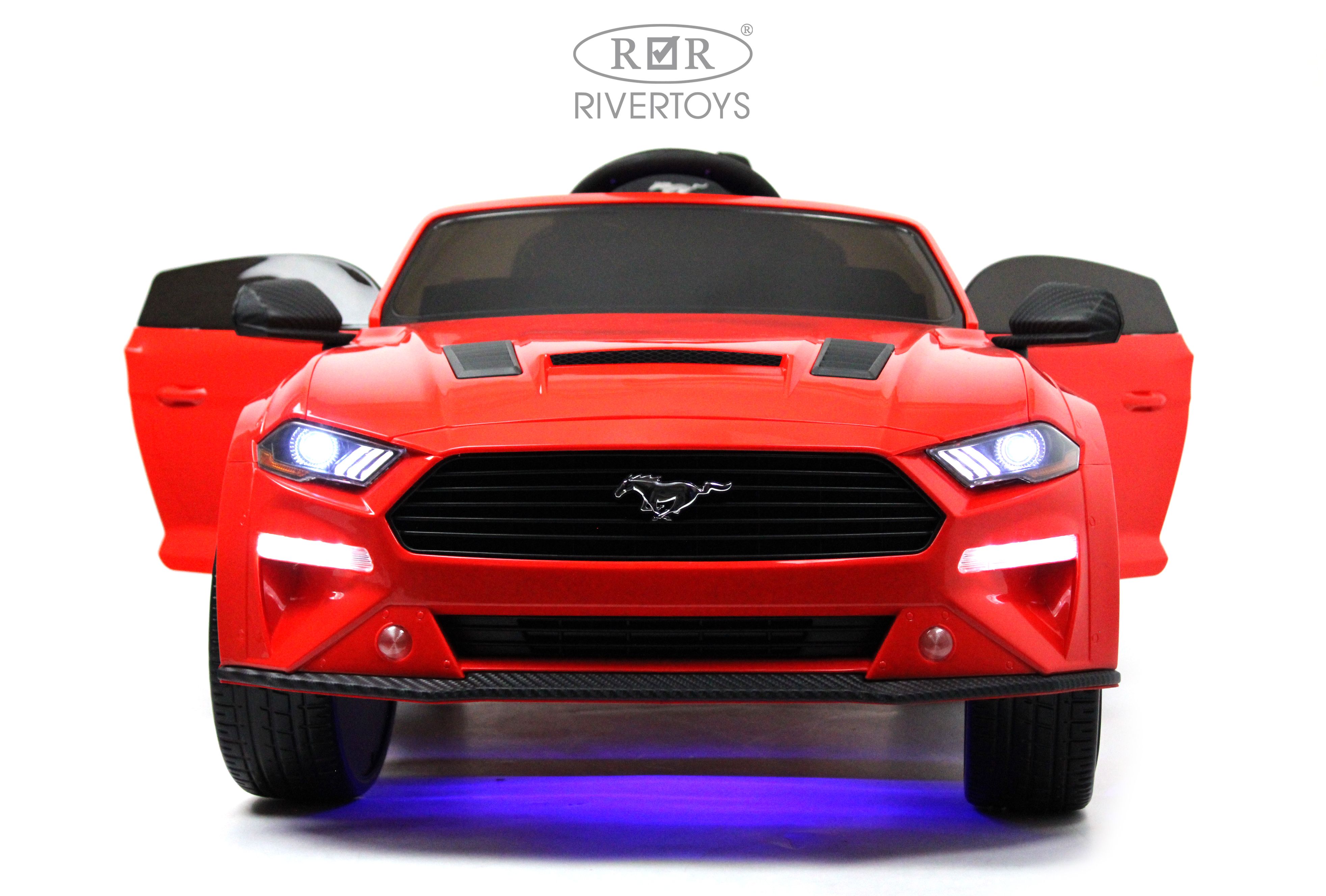 Электромобиль RIVERTOYS A222MP-RED С пультом ДУ - фото 16