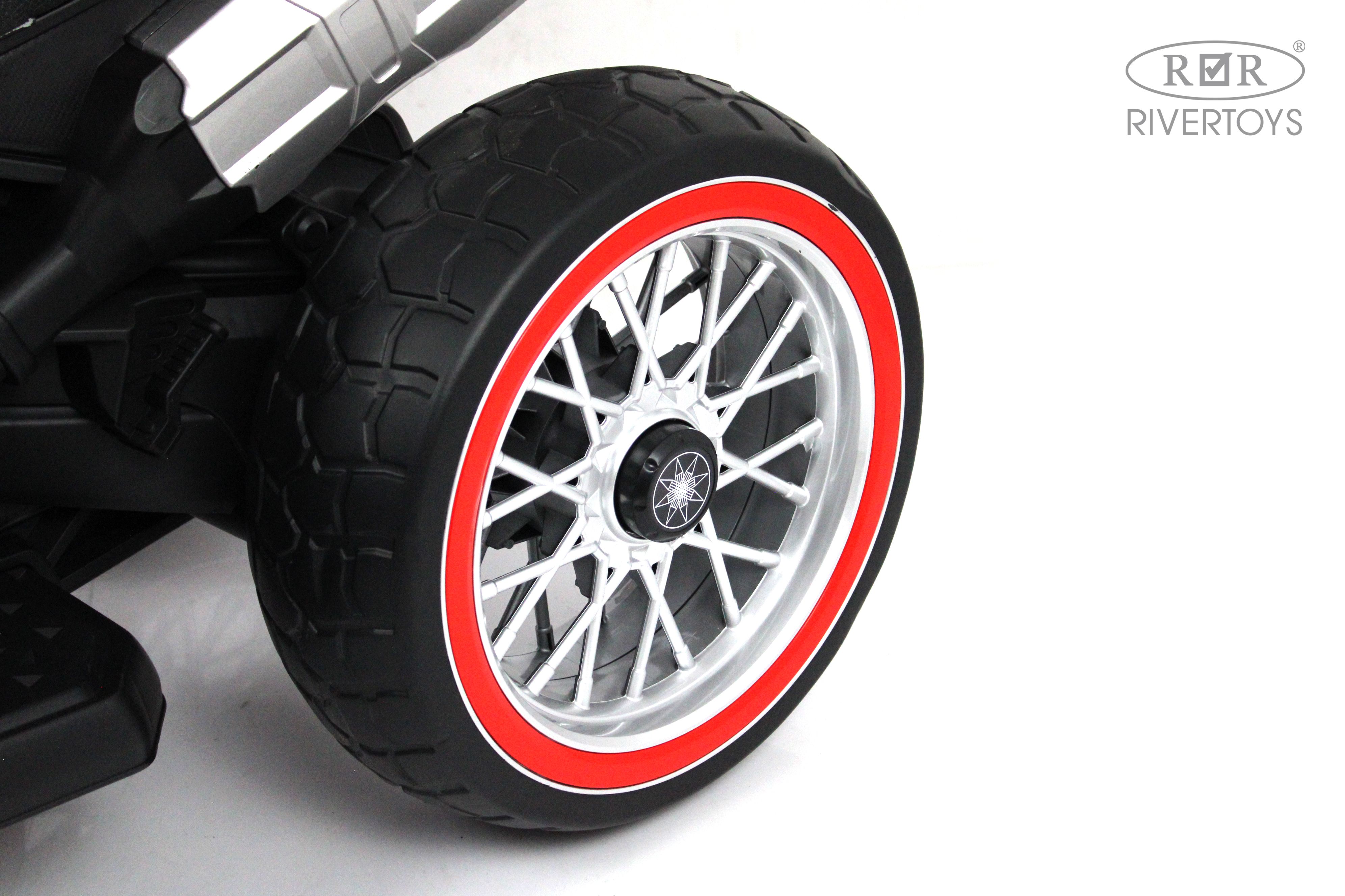 Электромотоцикл RIVERTOYS М111БХ-RED - фото 18